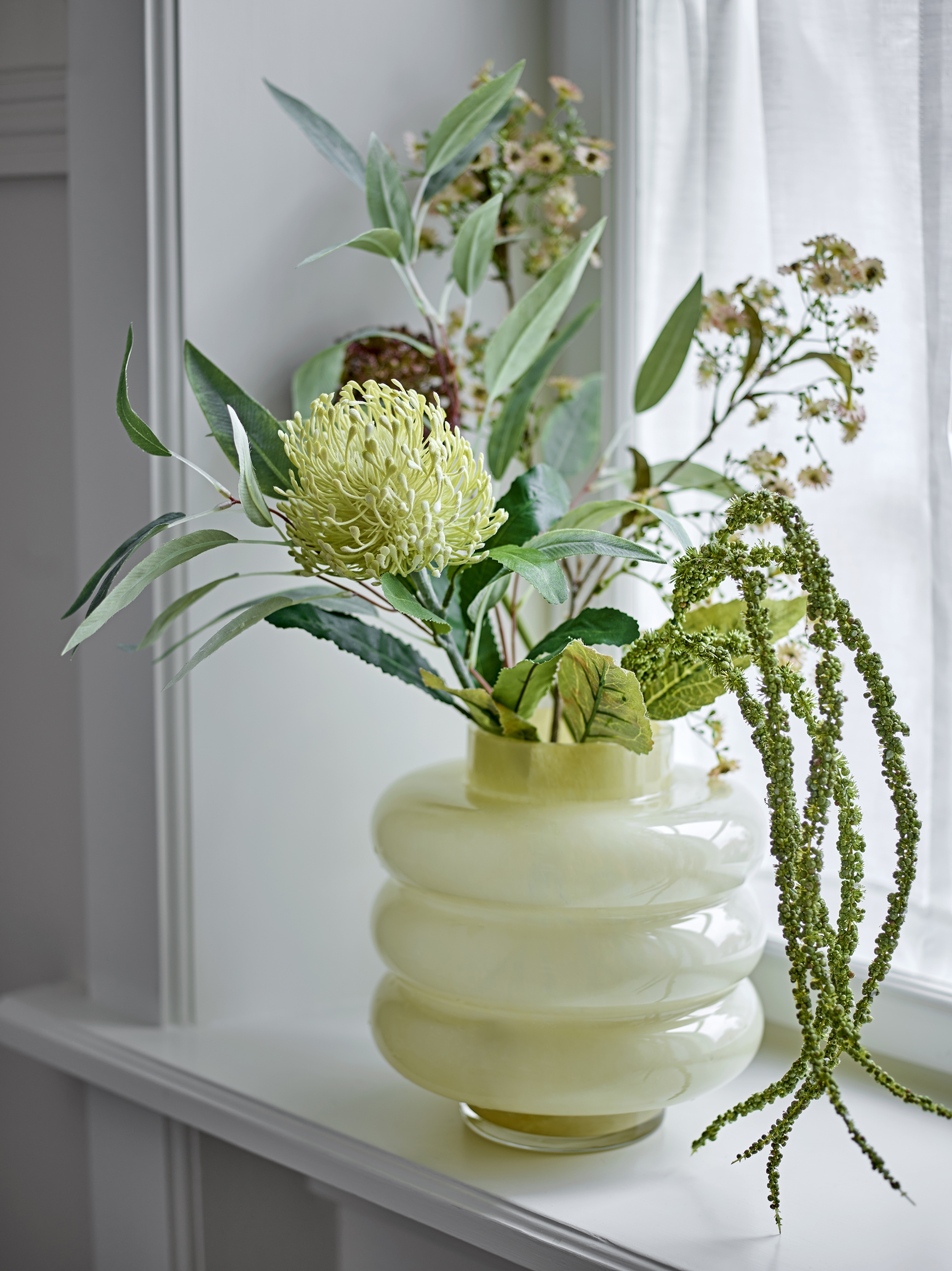 Sahara Glass Vase - Yellow