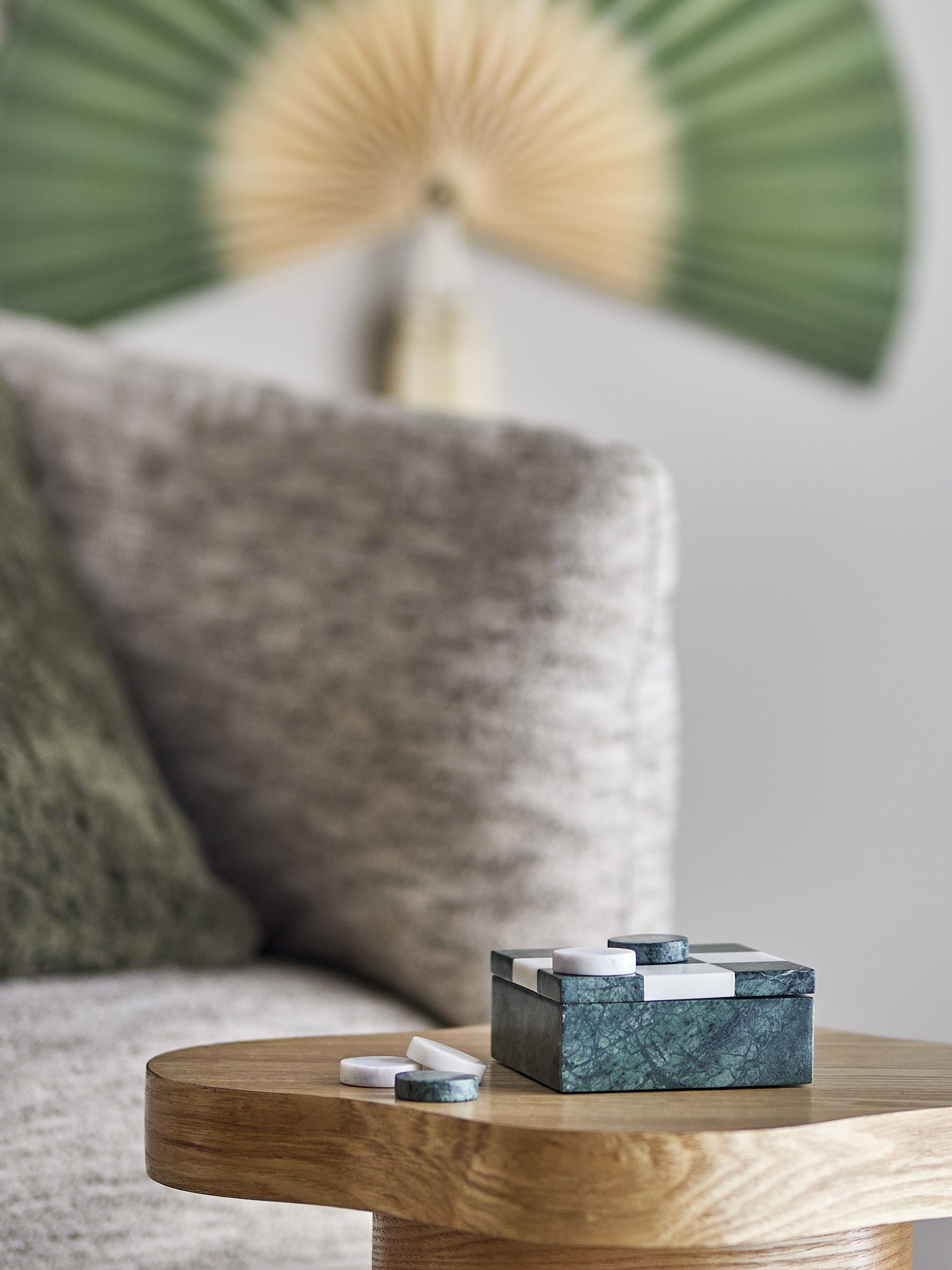 Aske Marble Tic-Tac-Toe - Green