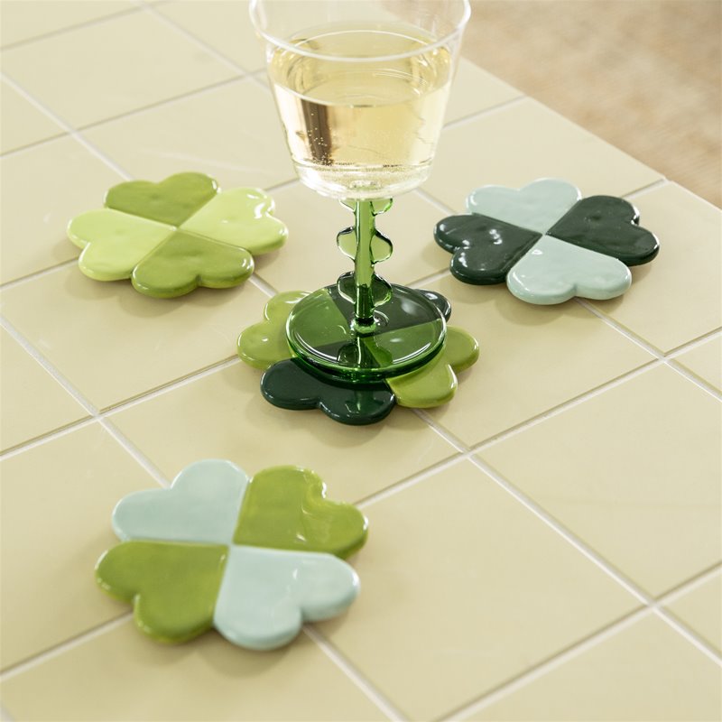 Lucky Clover Coaster - Set of 4