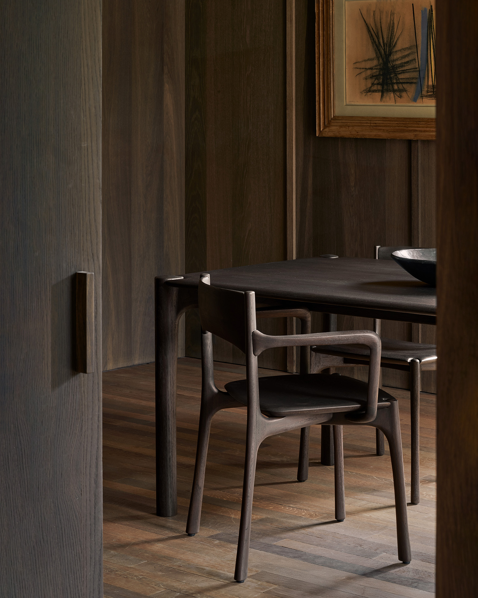 Ethnicraft Teak PI Dining Chair with Armrest