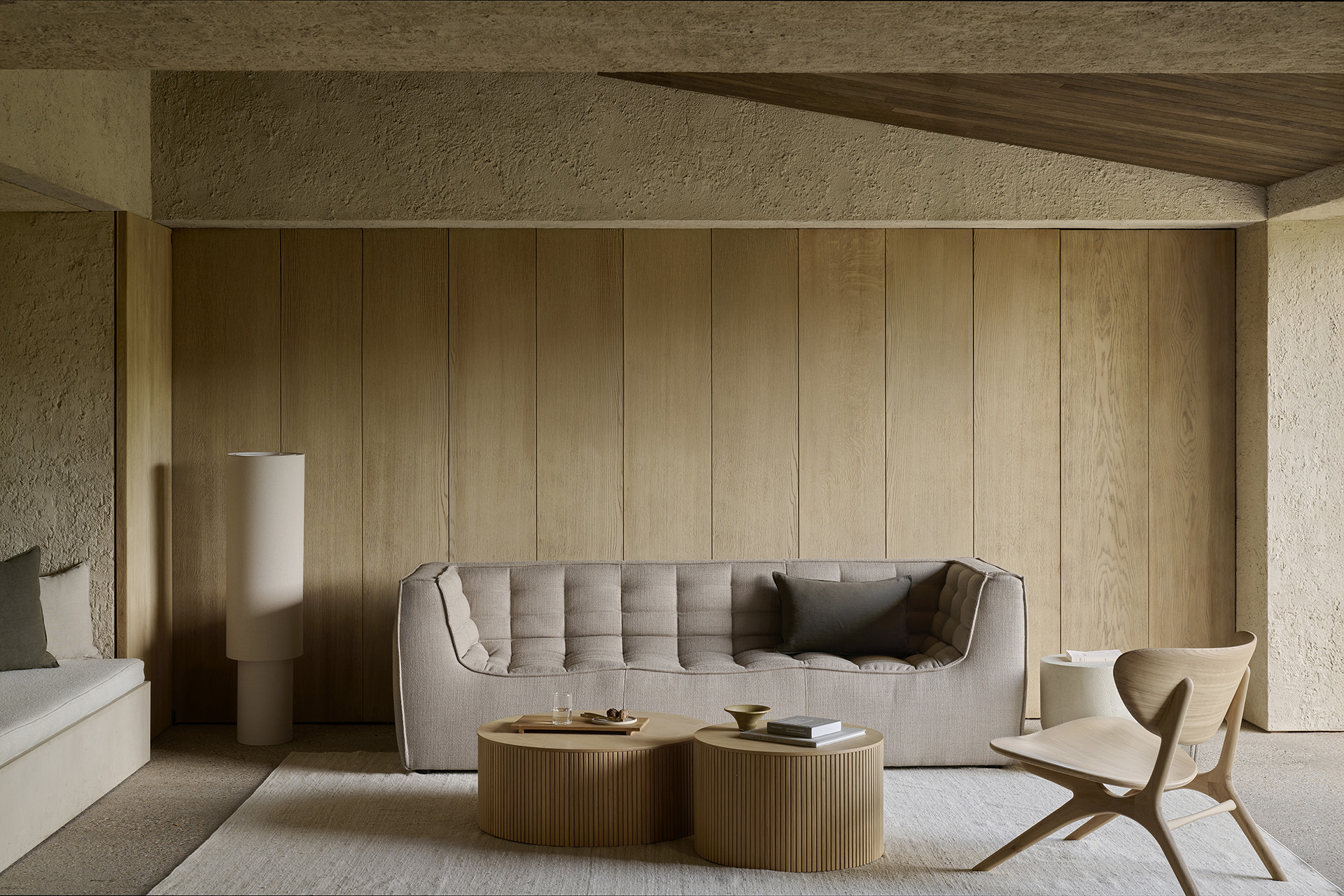Ethnicraft Oak Roller Max Coffee Table
