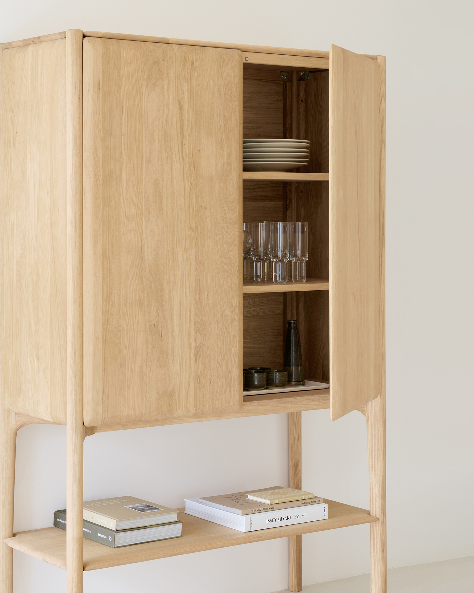 Ethnicraft Oak PI Cupboard - 2 Doors