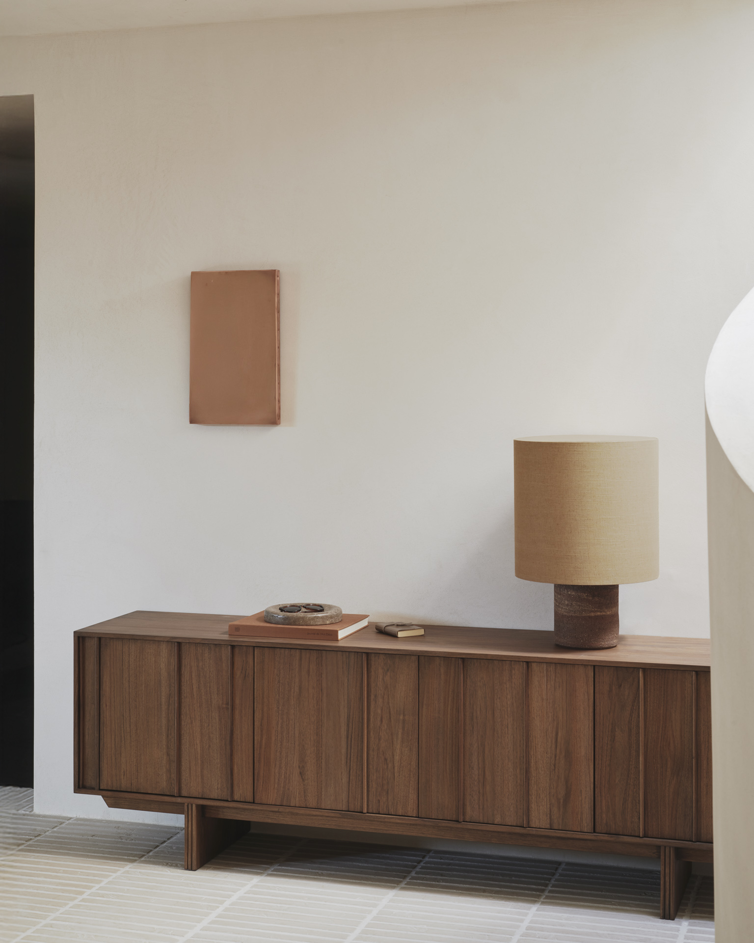 Ethnicraft Teak Pillar Sideboard - 4 Doors