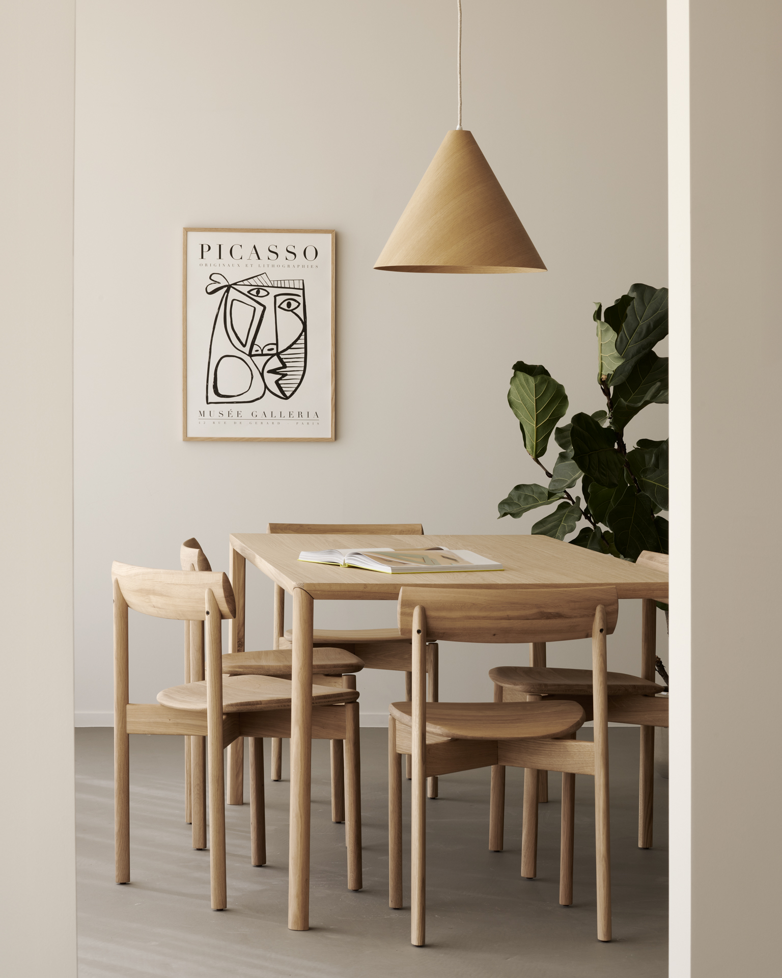 Ethnicraft Oak Risu Dining Chair