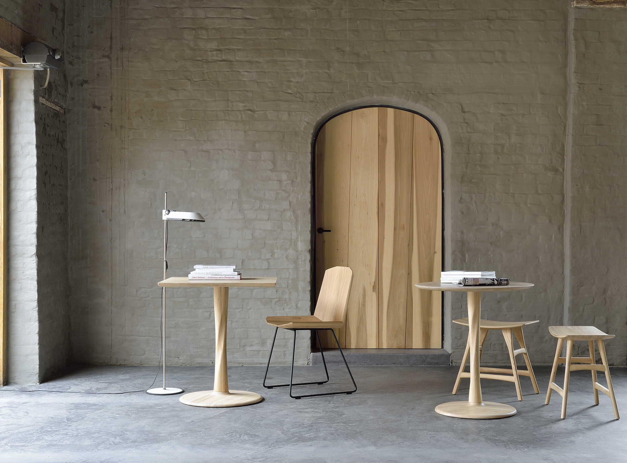 Ethnicraft Oak Square Torsion Dining Table