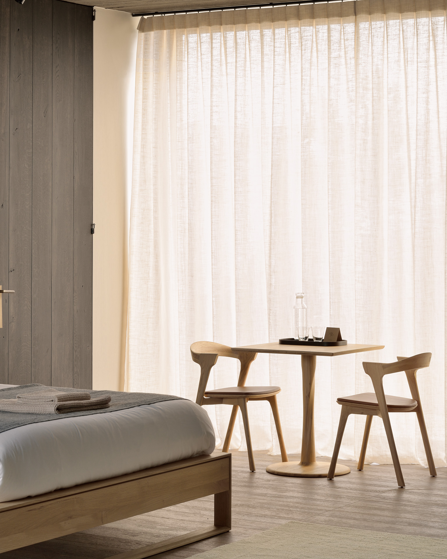 Ethnicraft Oak Square Torsion Dining Table