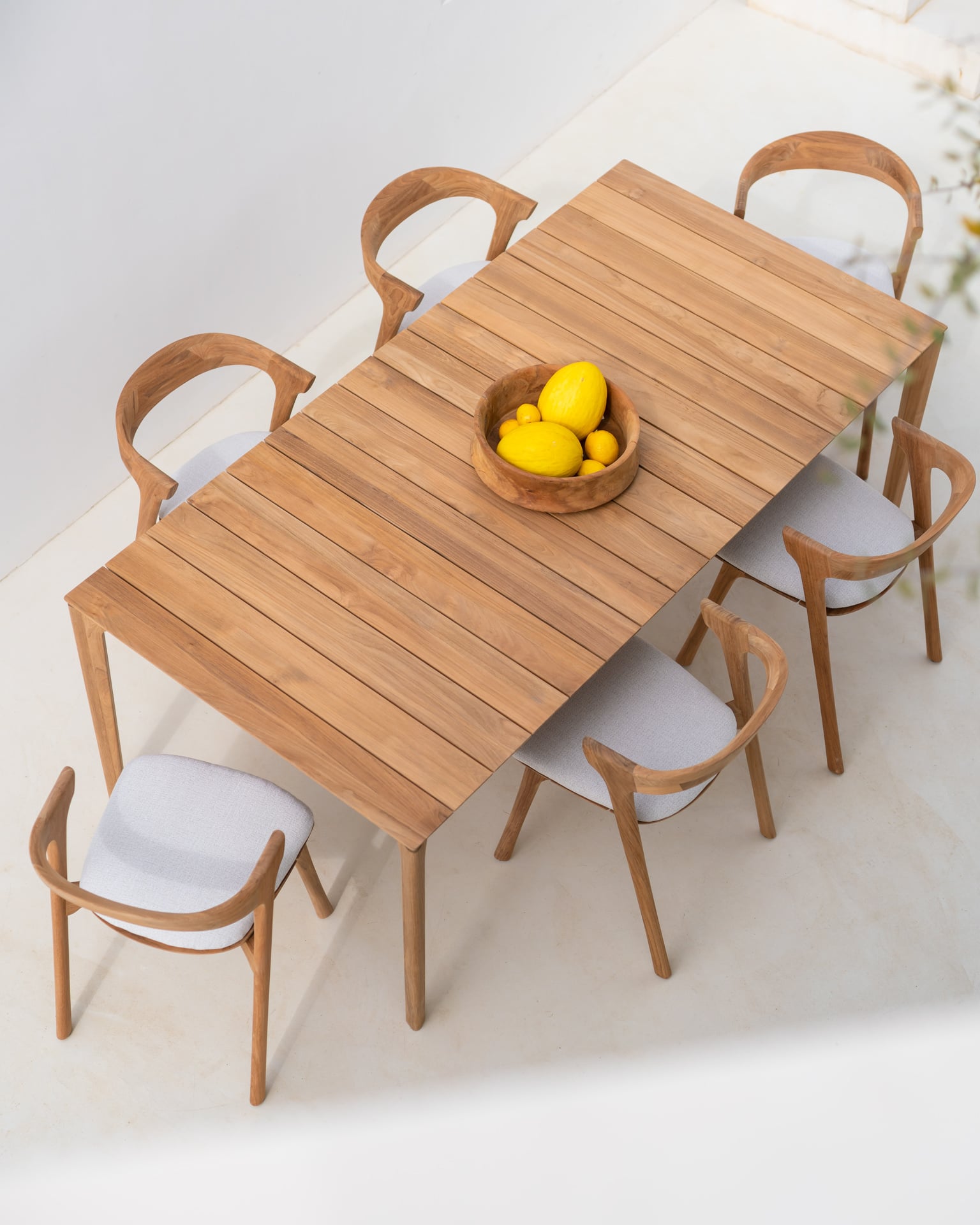 Ethnicraft Teak Bok Outdoor Dining Chair - Seat Cushion (Set)