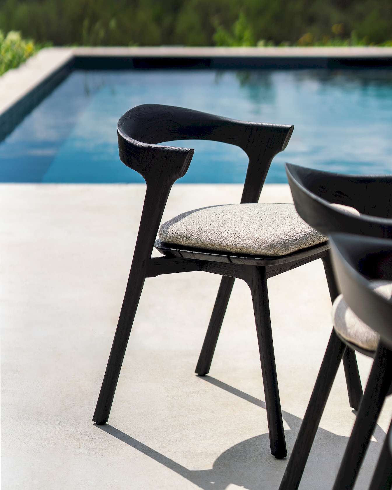 Ethnicraft Teak Bok Outdoor Dining Chair - Seat Cushion (Set)