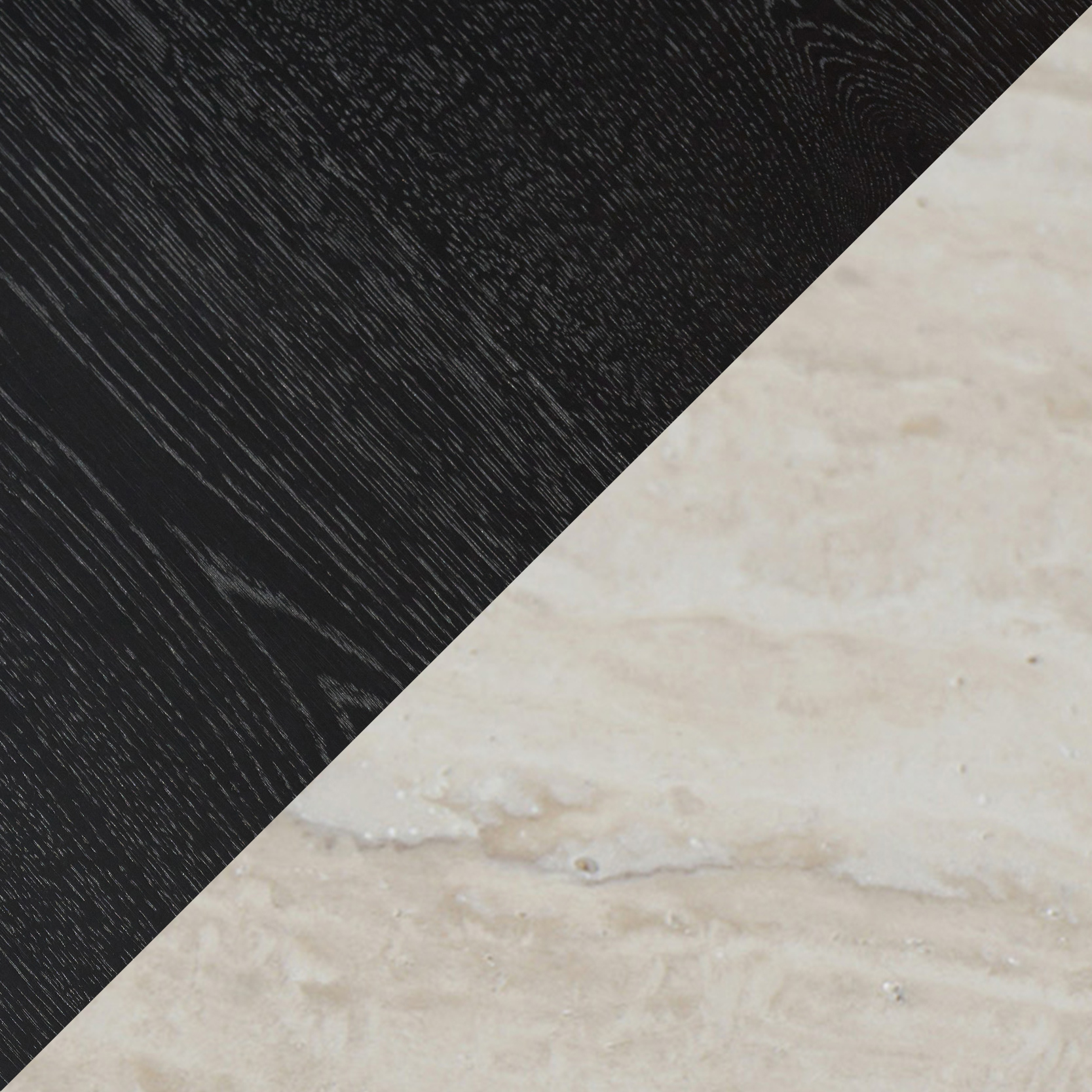 Black Oak/Travertine