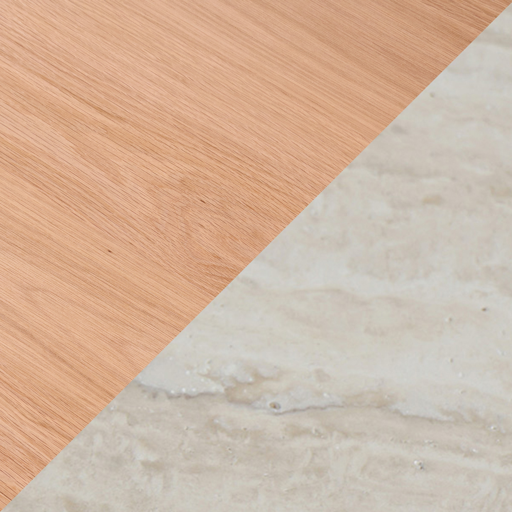 White Oak/Travertine