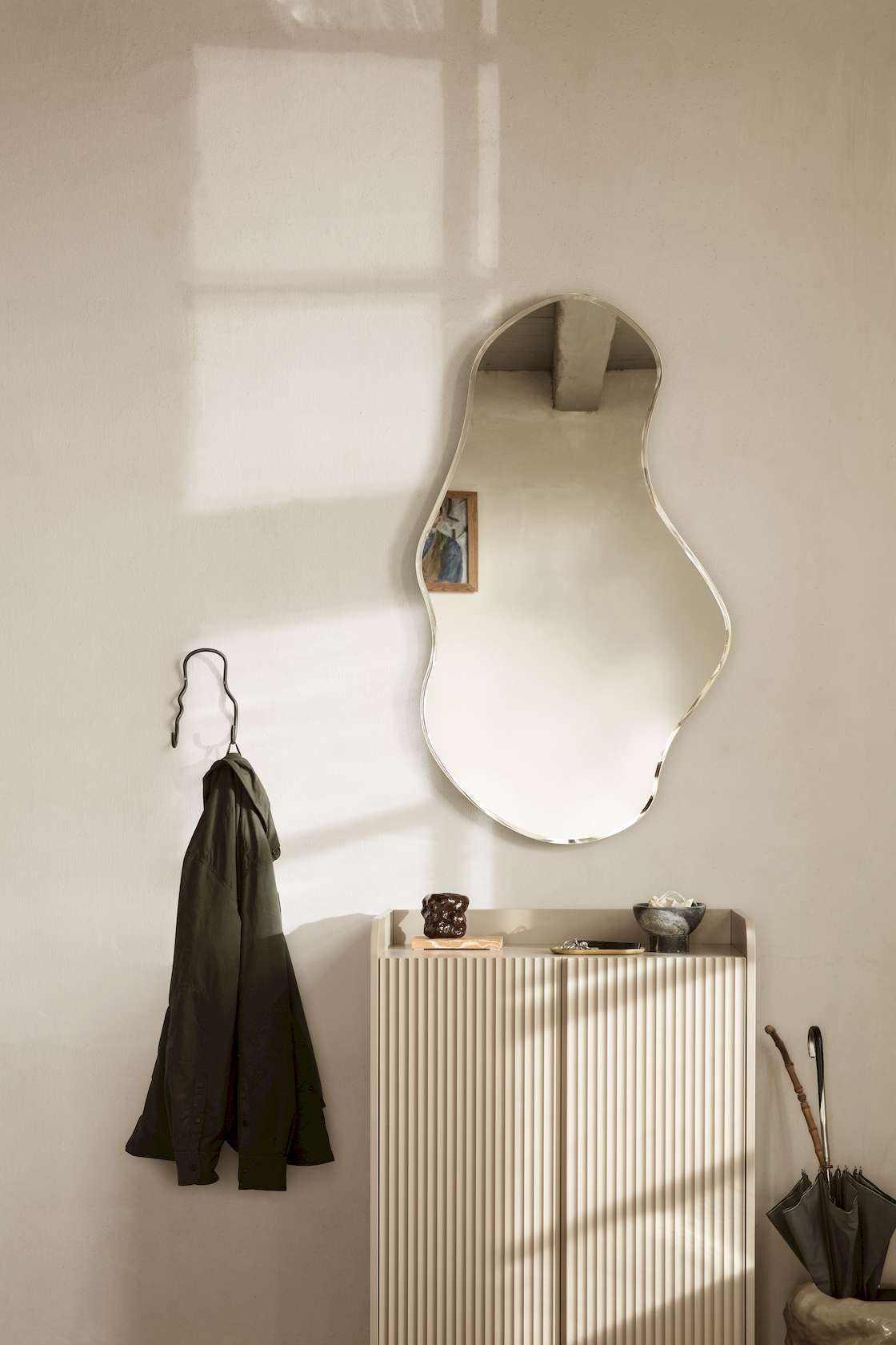 Pond Large Mirror - Brass - Floor Stock