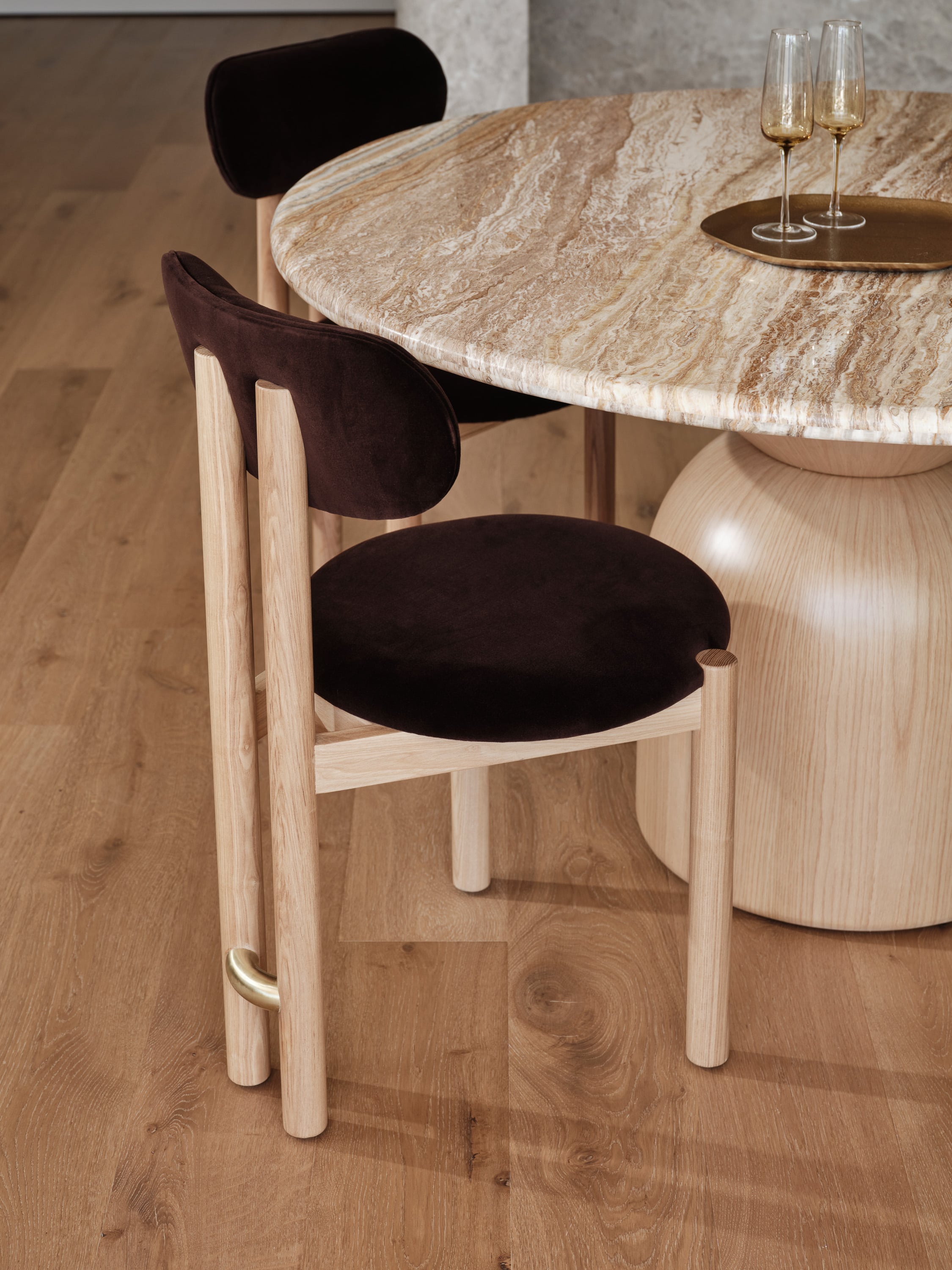Tiramisu Dining Chair - Espresso - Floor Stock