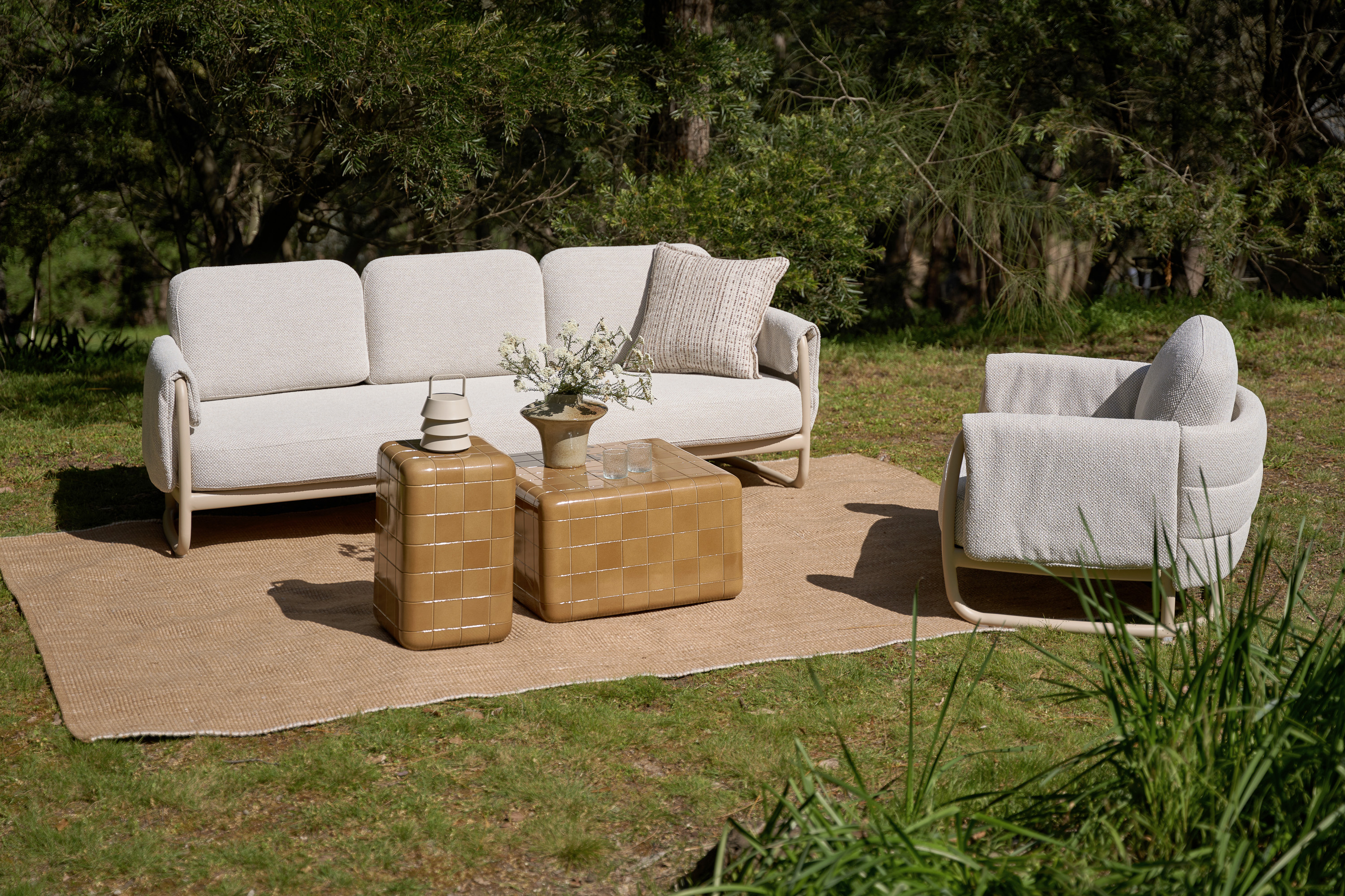 Pedrosa Outdoor 3 Seater Sofa