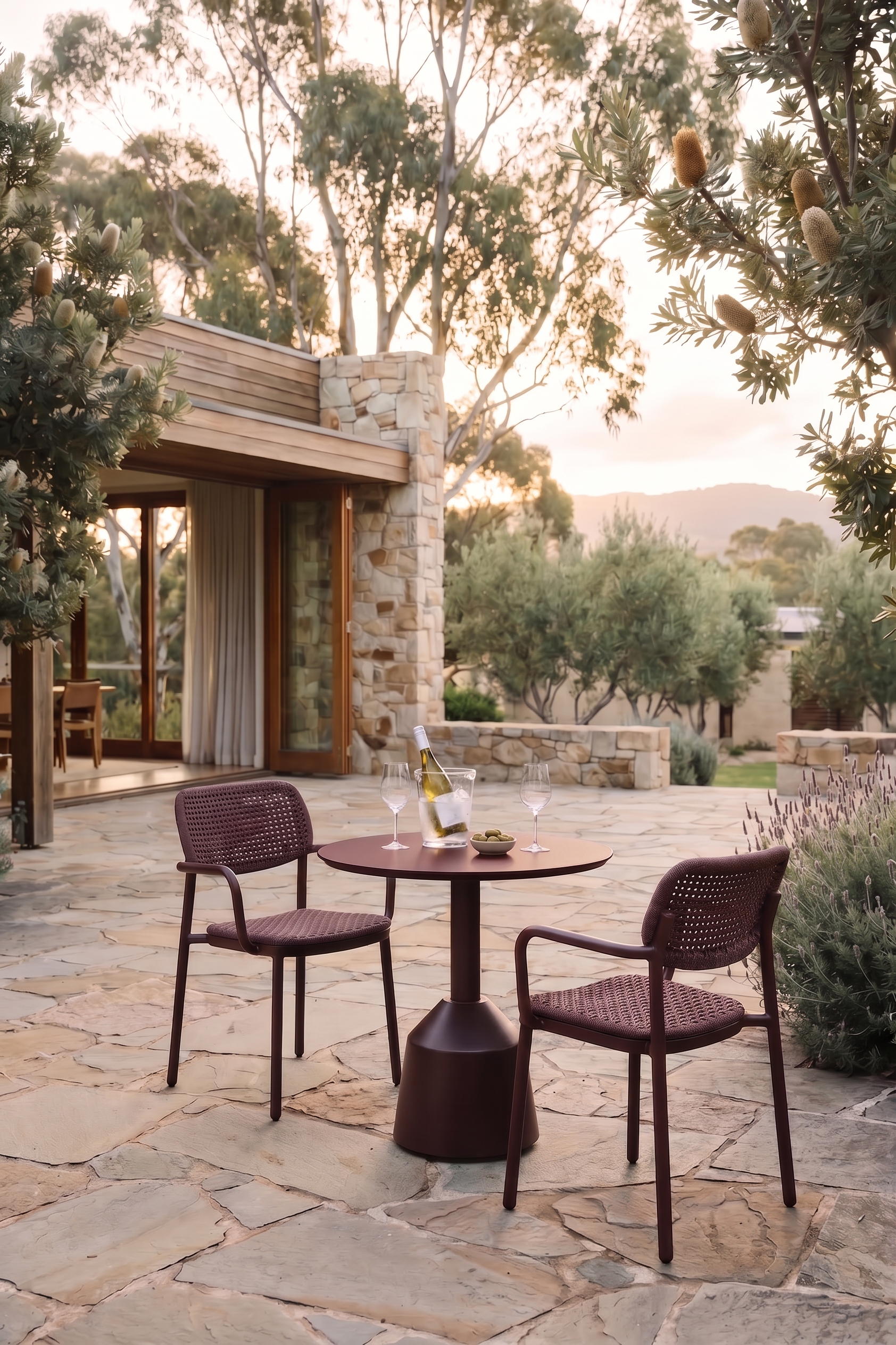 Lido Outdoor Round Dining Table