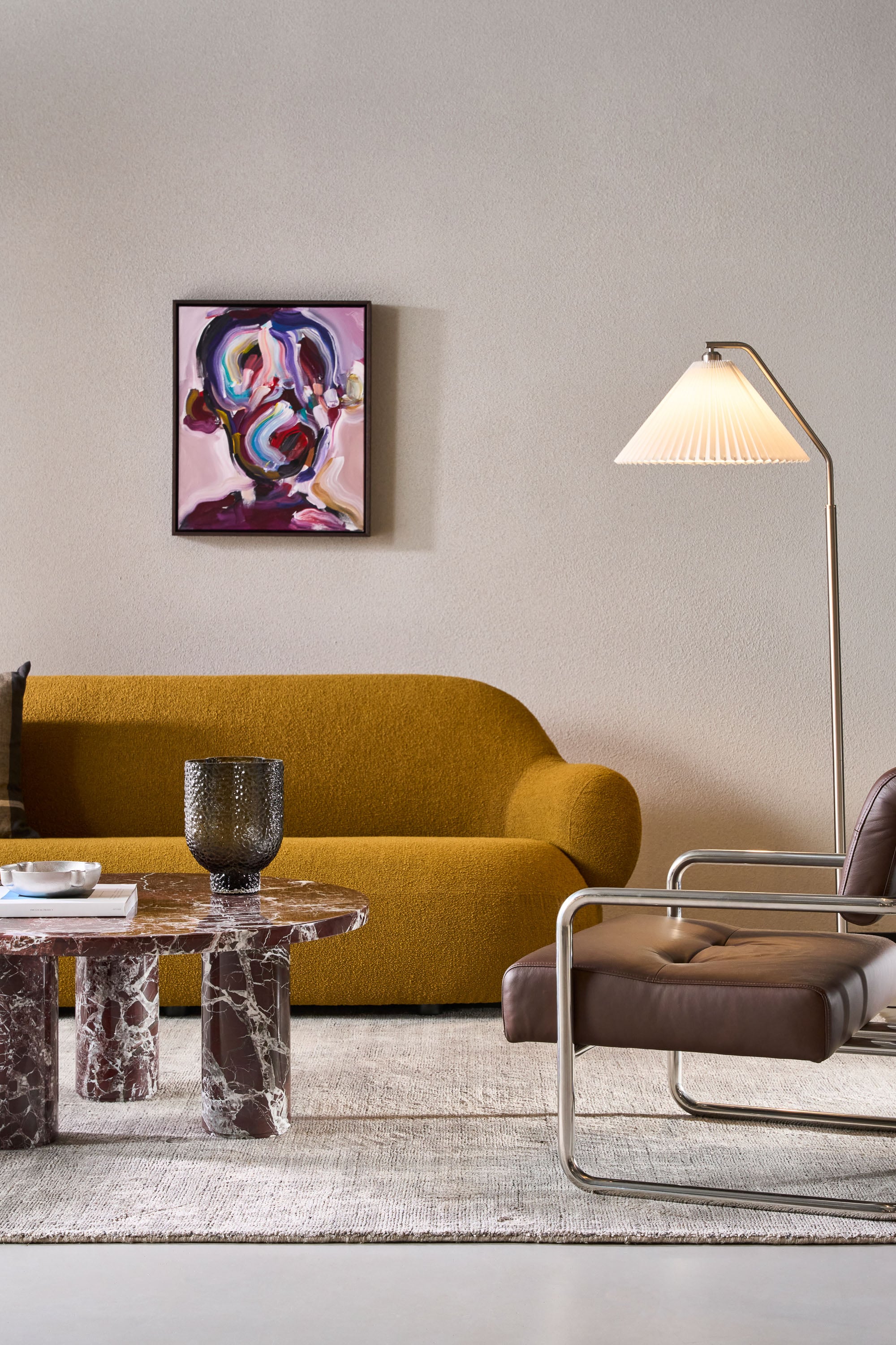 Pai Floor Lamp - Nickel - Floor Stock