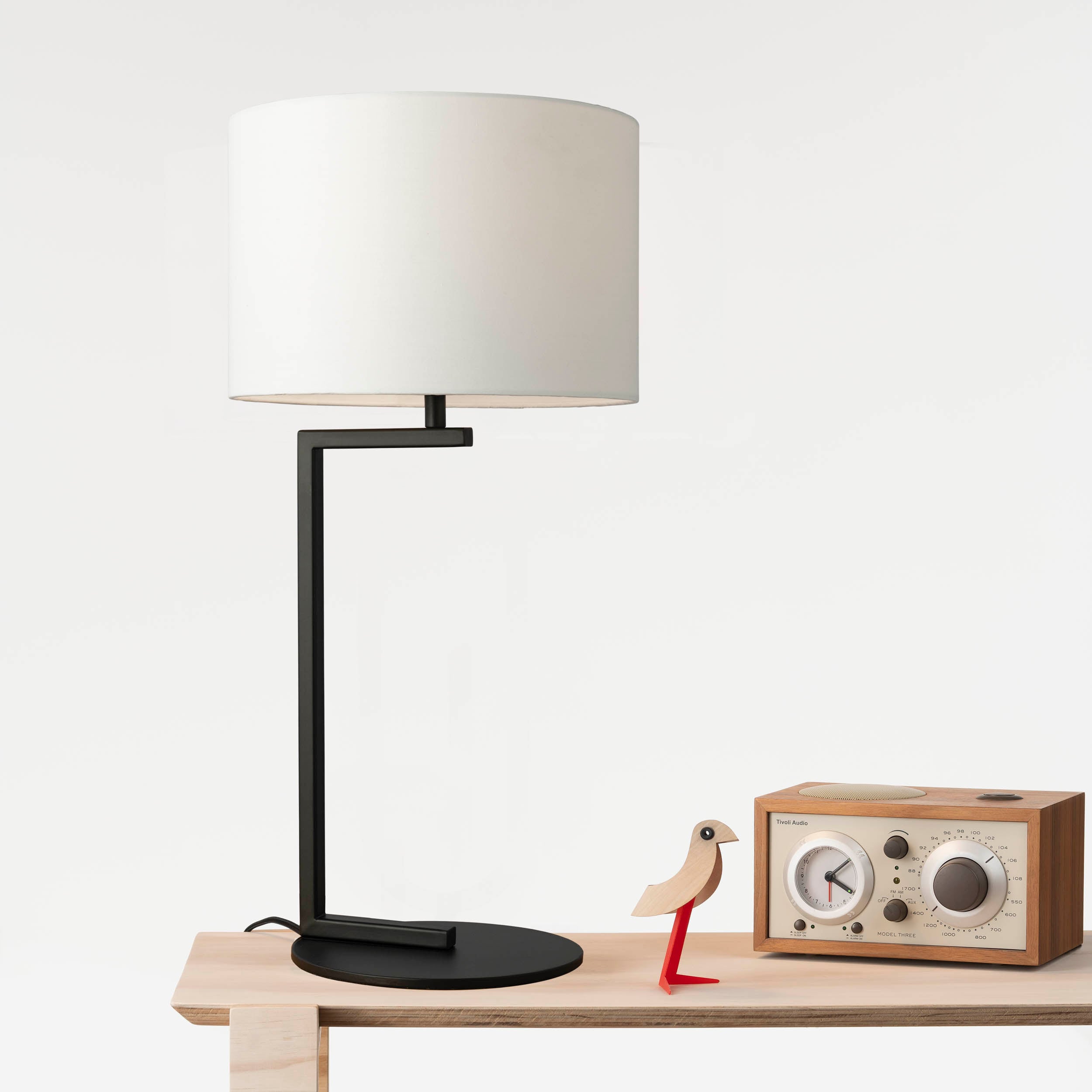 Alyssa Table Lamp - Satin Black