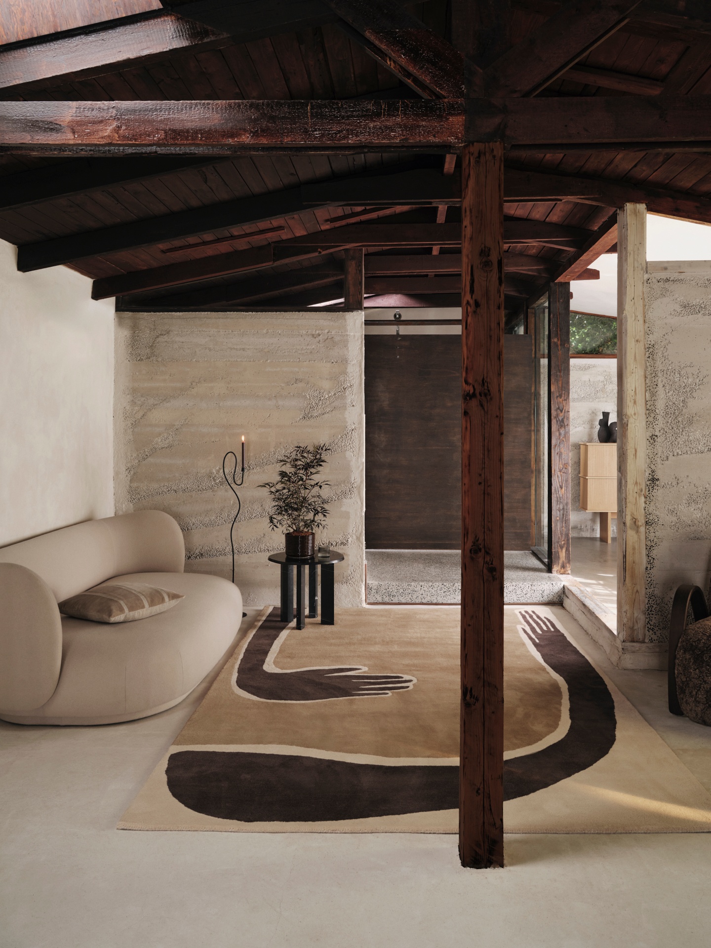 Taula Side Table - Sand - Floor Stock
