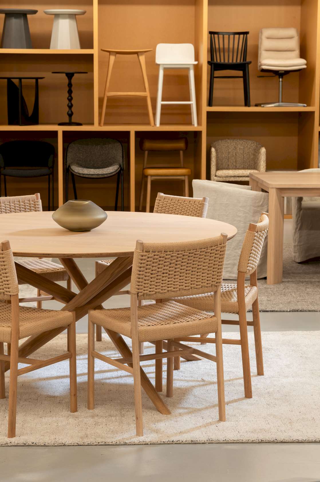 Anson Dining Chair - Walnut - Set of 6  - Floor Stock