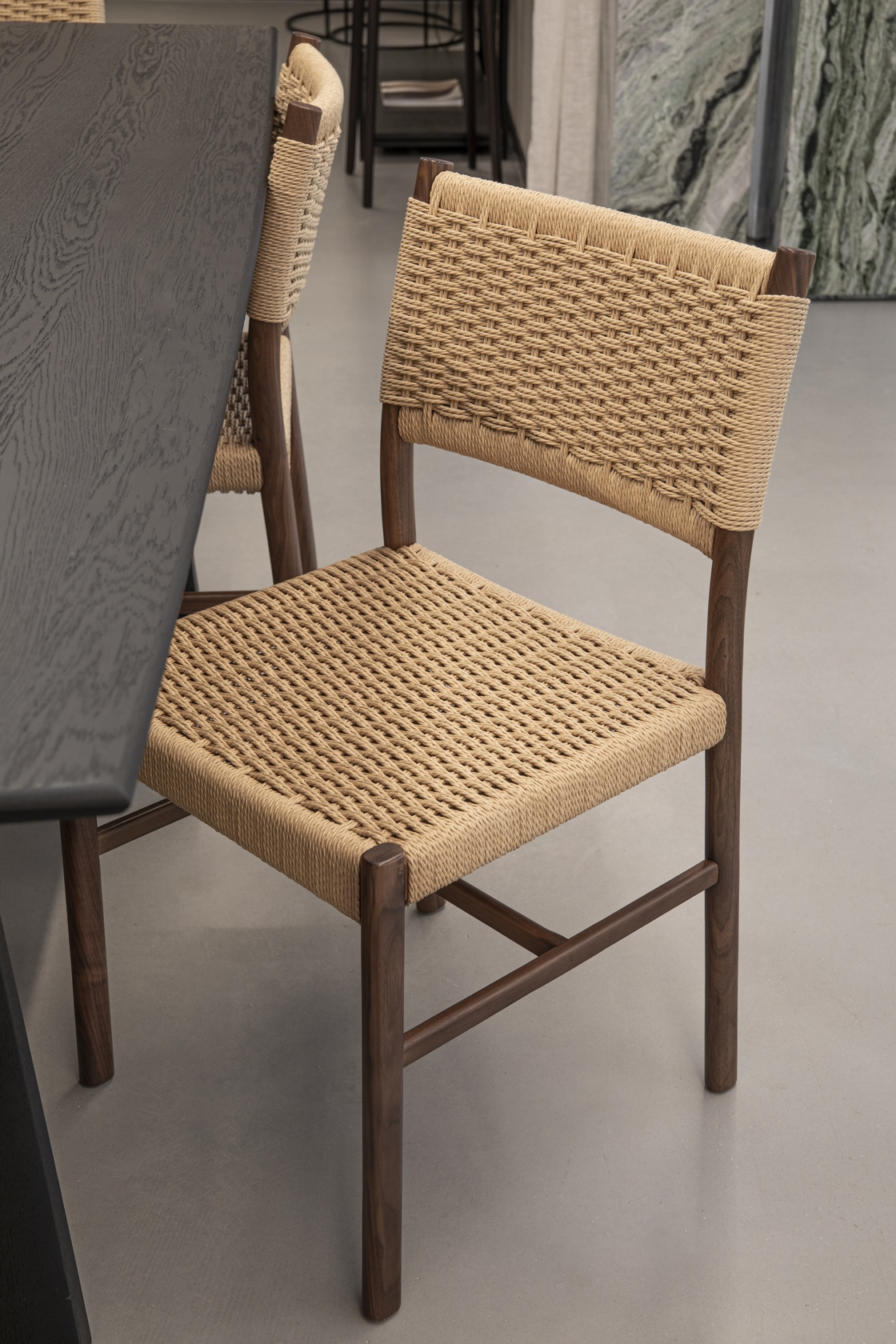 Anson Dining Chair - Walnut - Set of 6  - Floor Stock