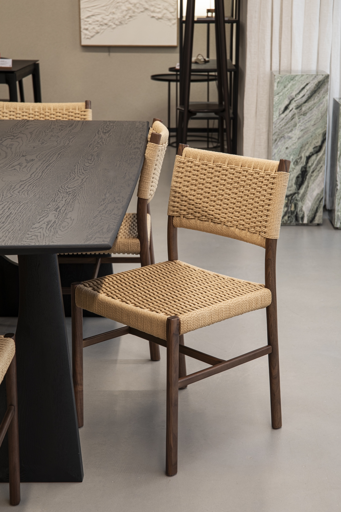 Anson Dining Chair - Walnut - Set of 6  - Floor Stock