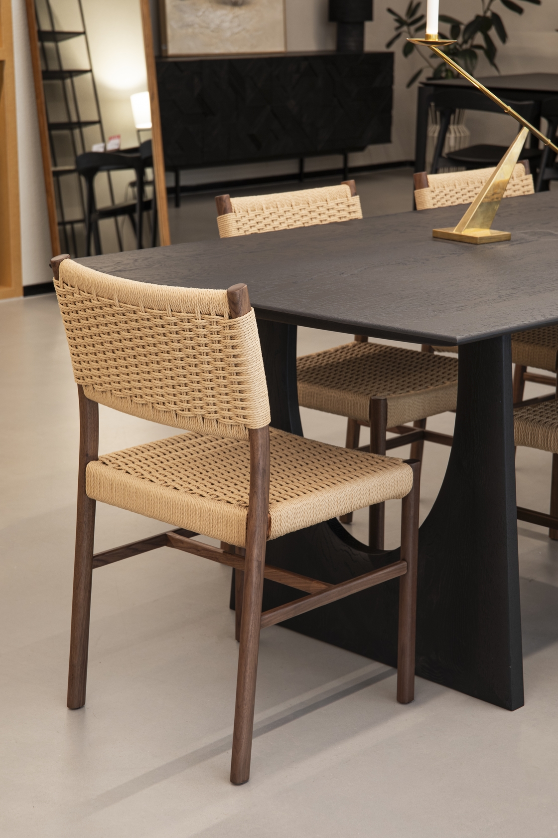 Anson Dining Chair - Walnut - Set of 6  - Floor Stock