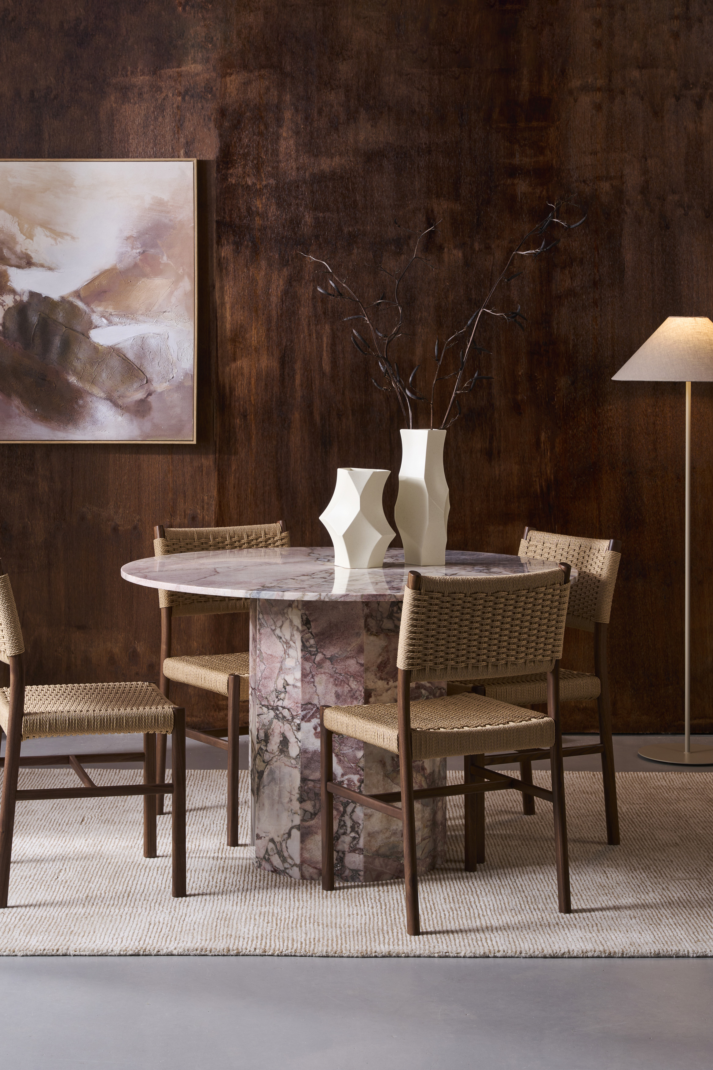 Anson Dining Chair - Walnut - Set of 6  - Floor Stock