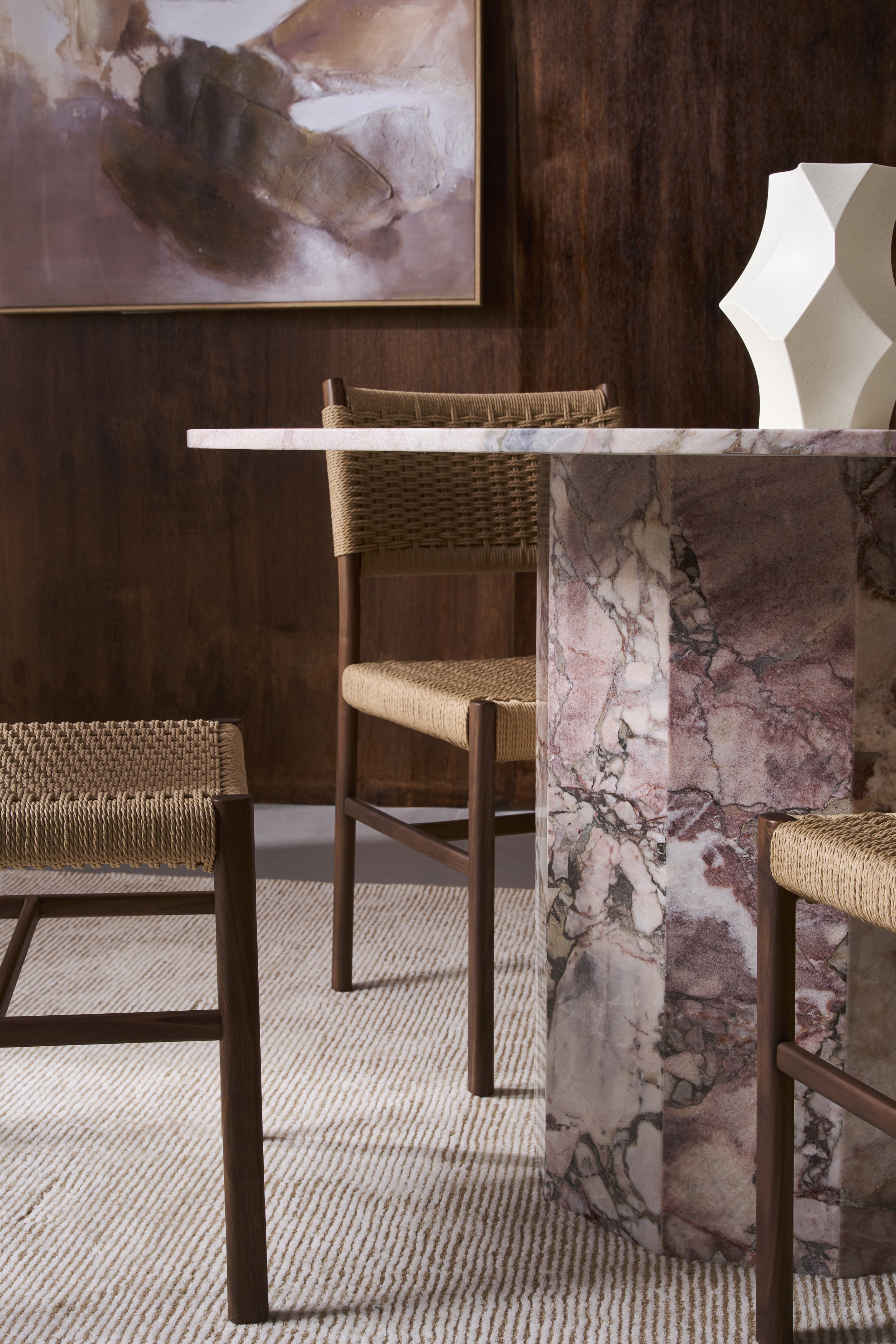 Anson Dining Chair - Walnut - Set of 6  - Floor Stock