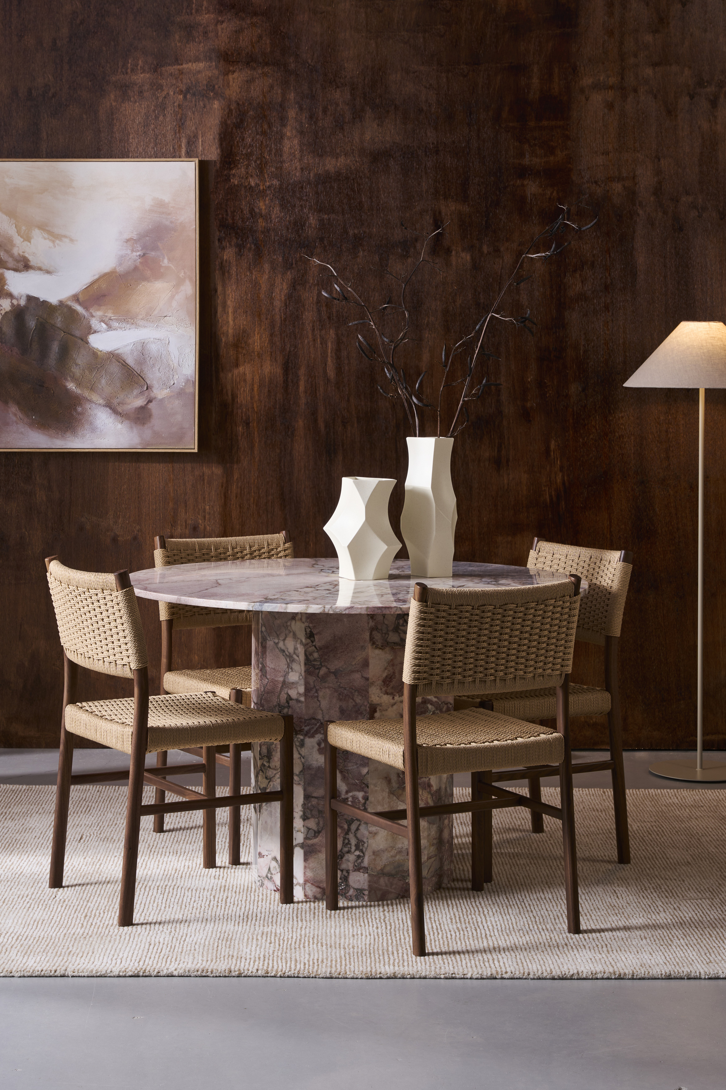 Anson Dining Chair - Walnut - Set of 6  - Floor Stock