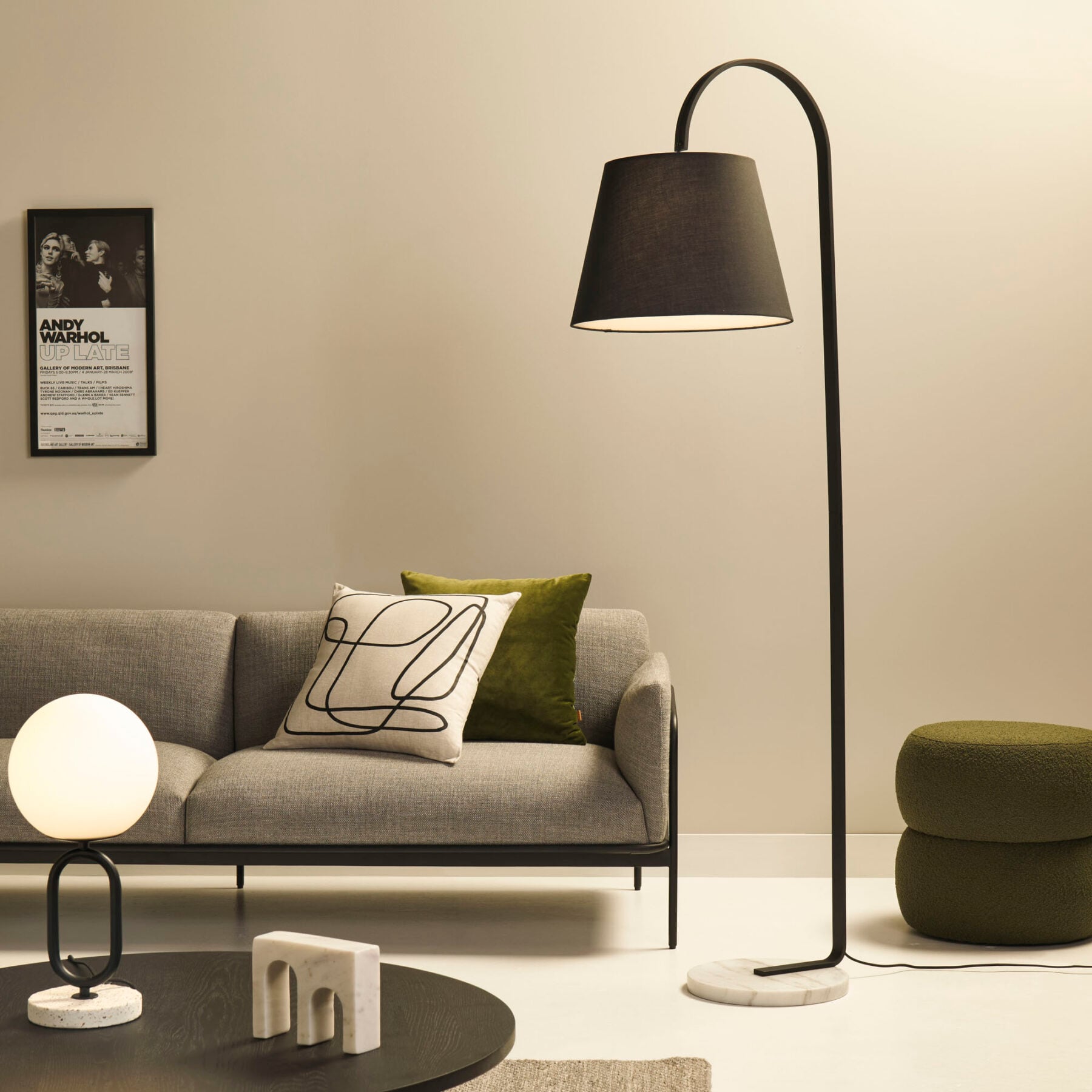 Sila Floor Lamp - Black - Floor Stock