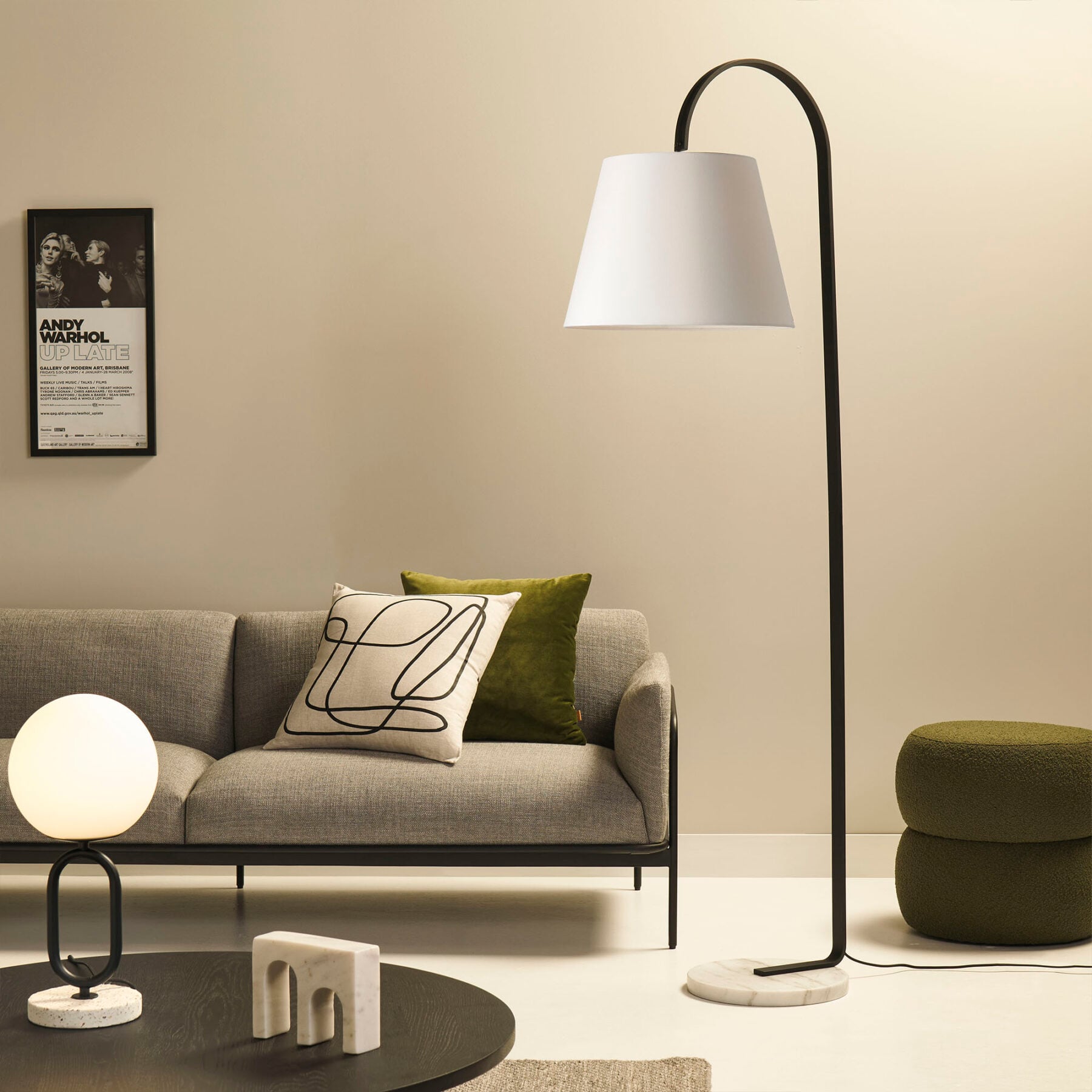 Sila Floor Lamp - Black - Floor Stock