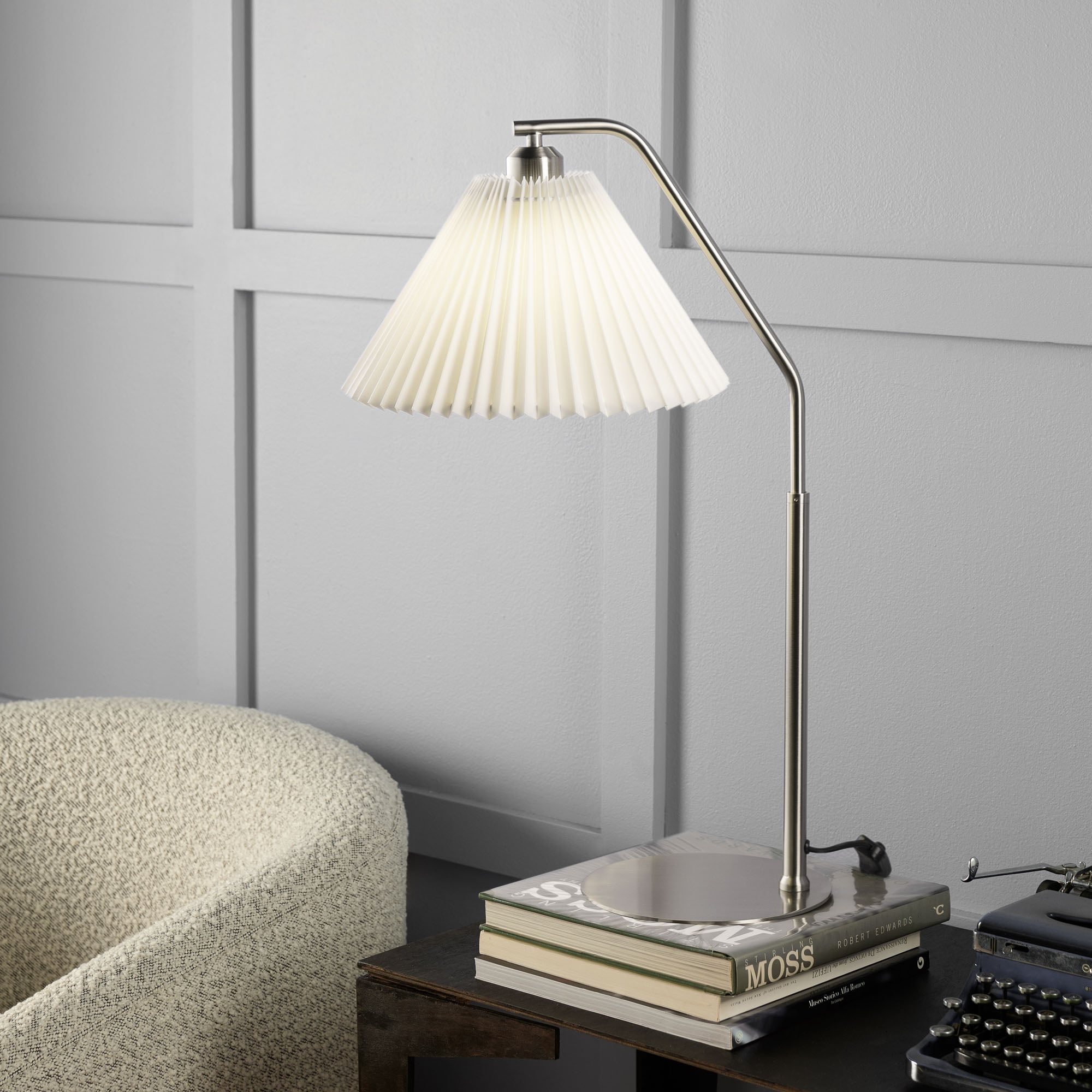 Pai Table Lamp - Nickel - Floor Stock