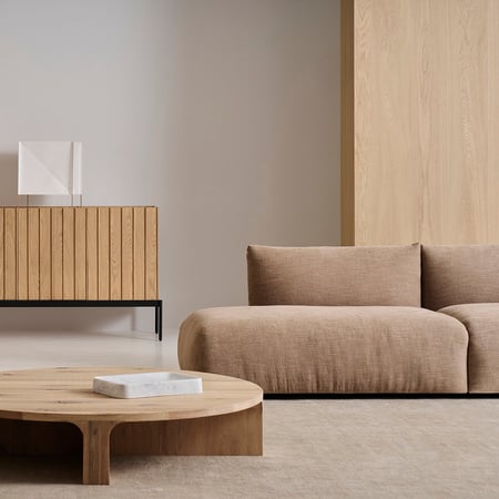 Slipper Sofa Set - Seaweed-Lisa 0028 - Floor Stock