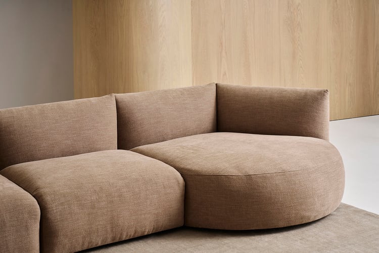 Slipper Sofa Set - Seaweed-Lisa 0028 - Floor Stock