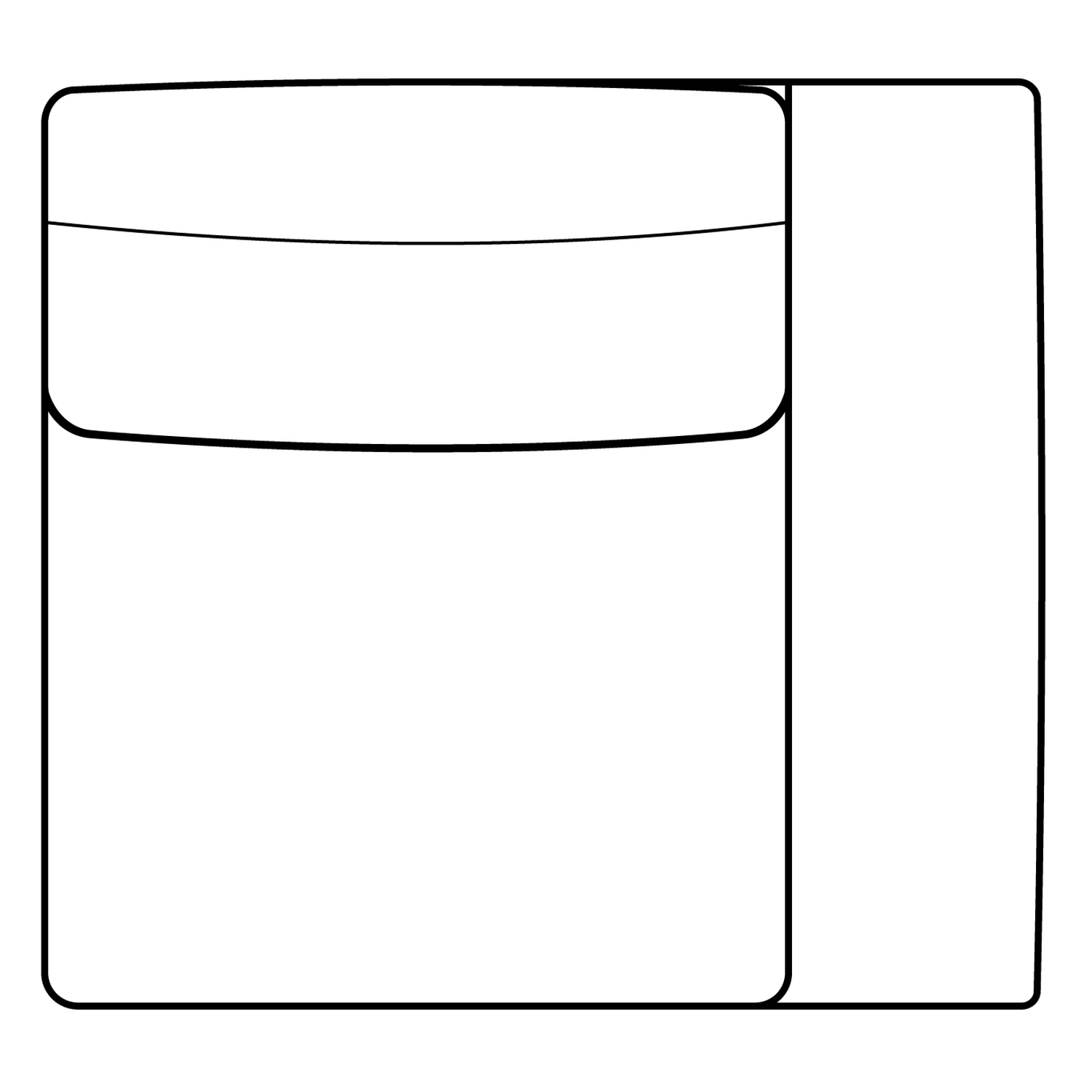 1 Seater 1 Arm RHF