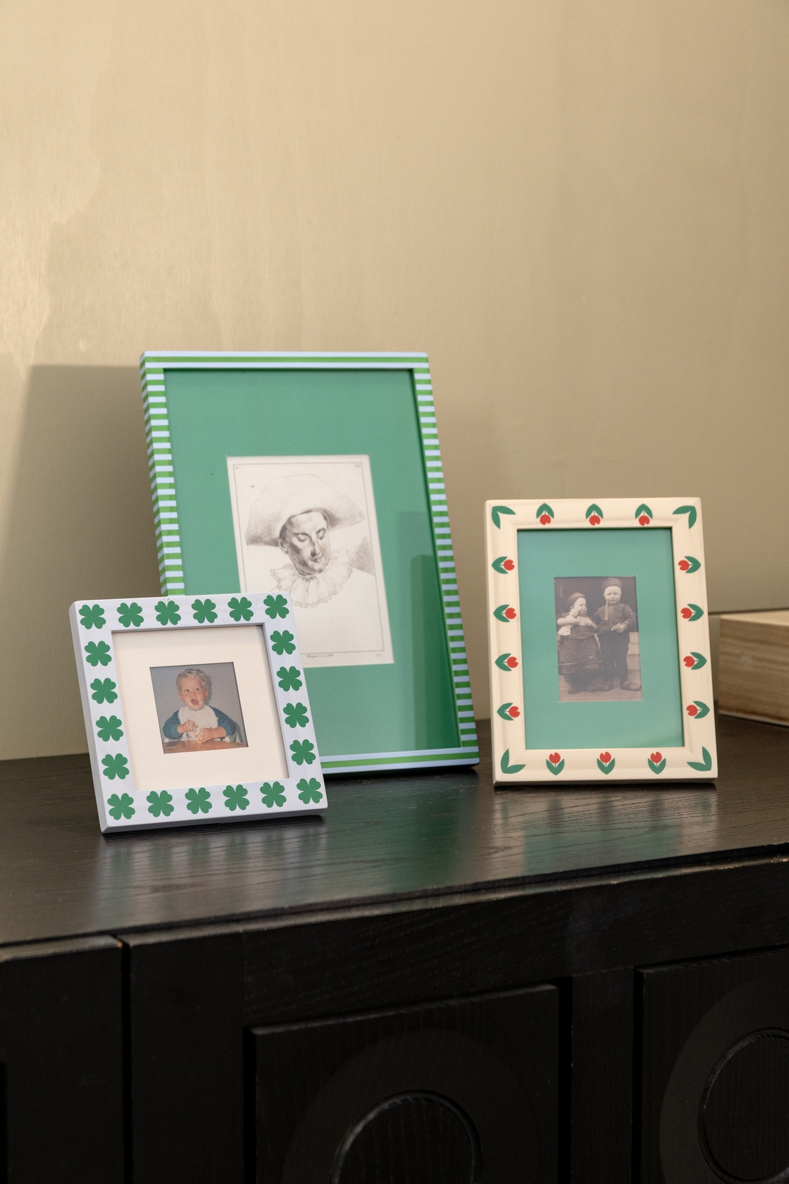 Patch Stripe Photo Frame