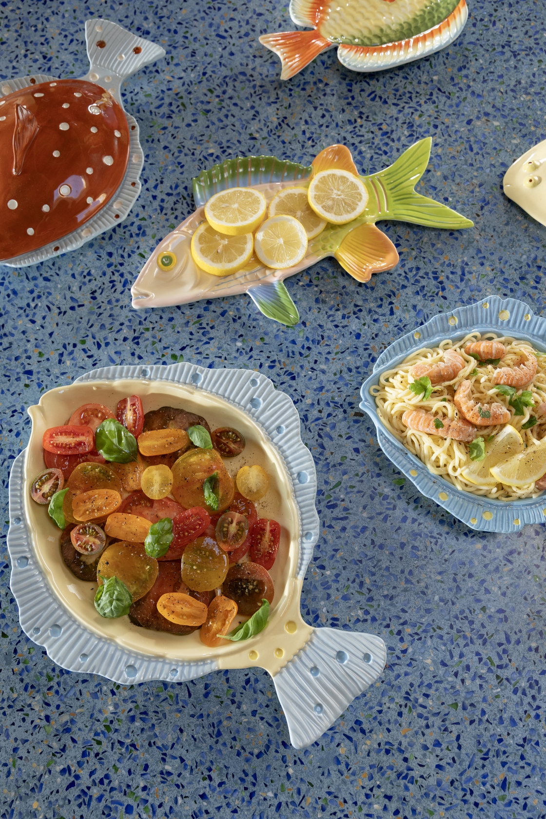 Platter Plaice - Blue/Yellow