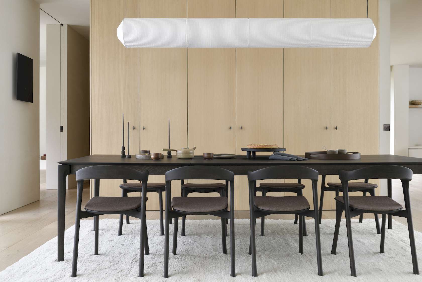 Ethnicraft Oak Bok Extendable Dining Table - 1600-2400mm - Natural Oak - Floor Stock