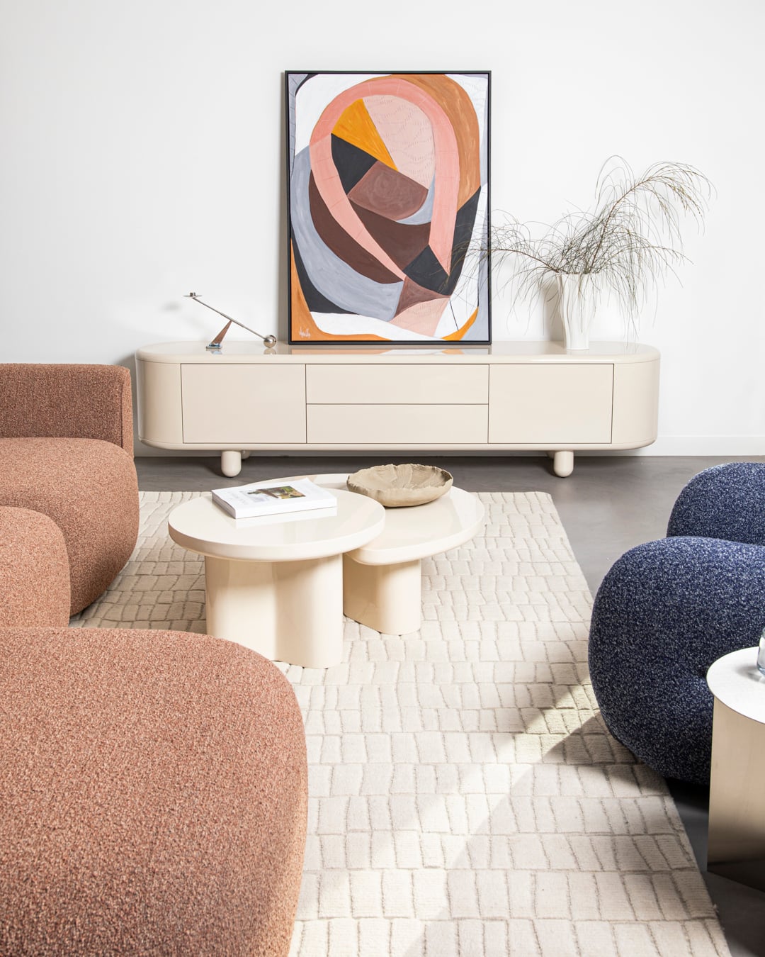 Remy TV Unit - Eggshell - Floor Stock