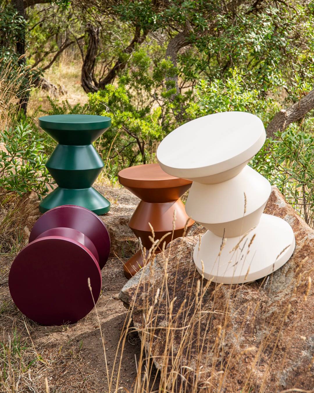 Zag Stool - Custard - Floor Stock