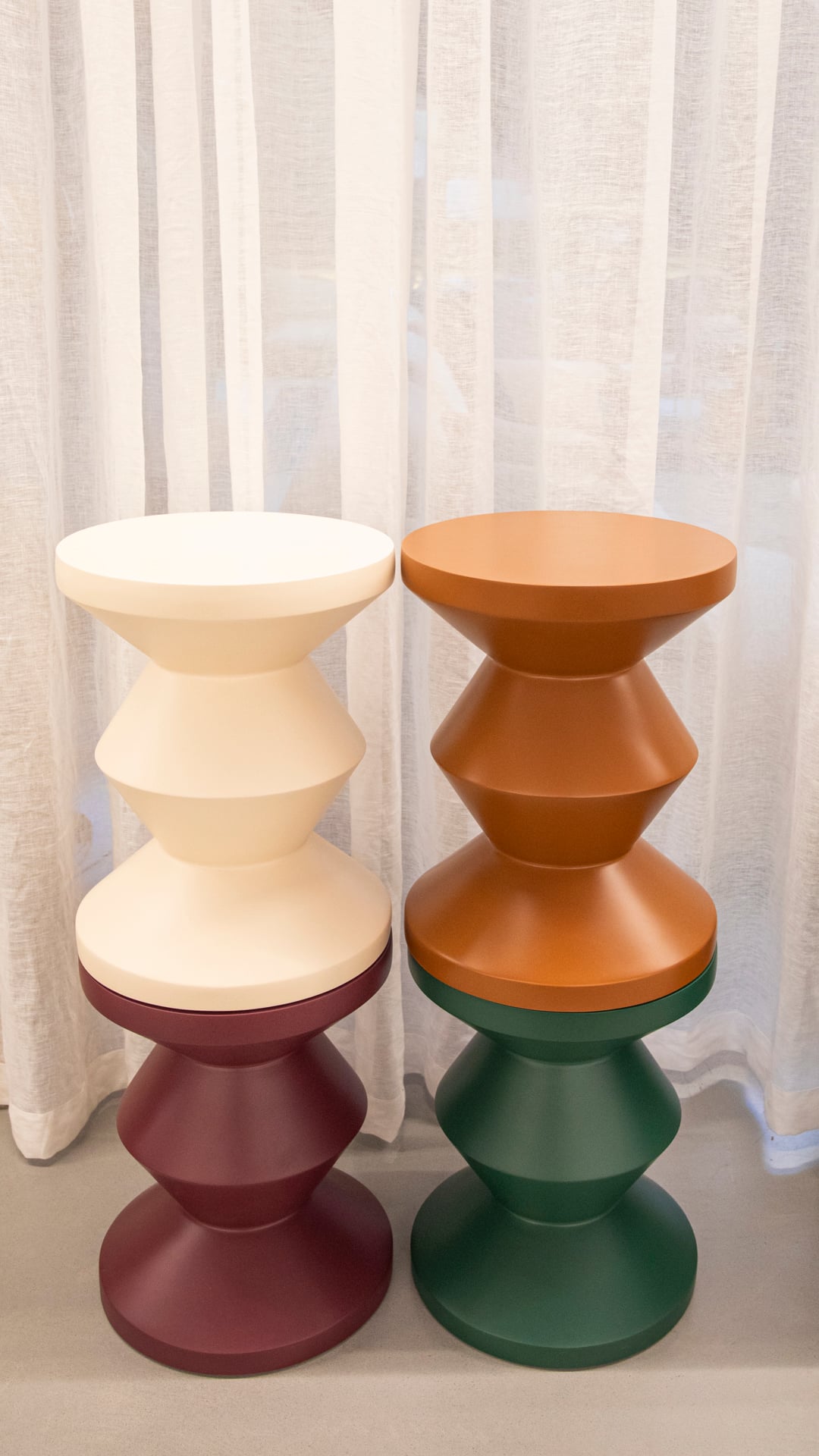 Zag Stool - Custard - Floor Stock