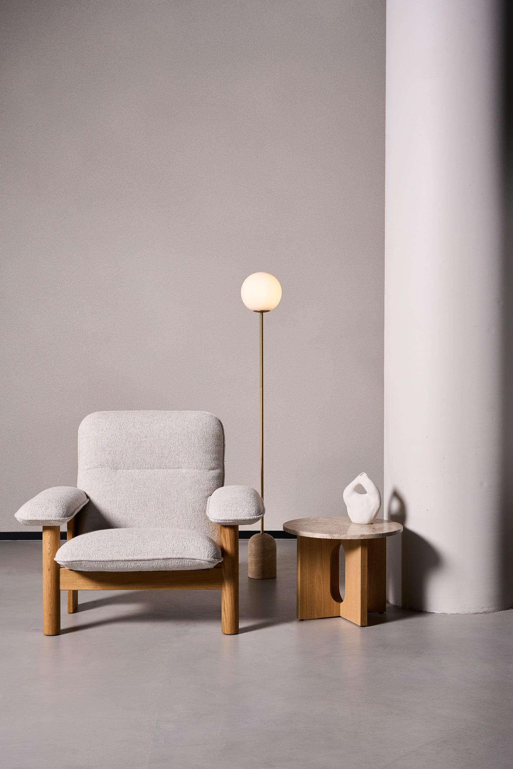 Sorrento Floor Lamp - Frost - Floor Stock