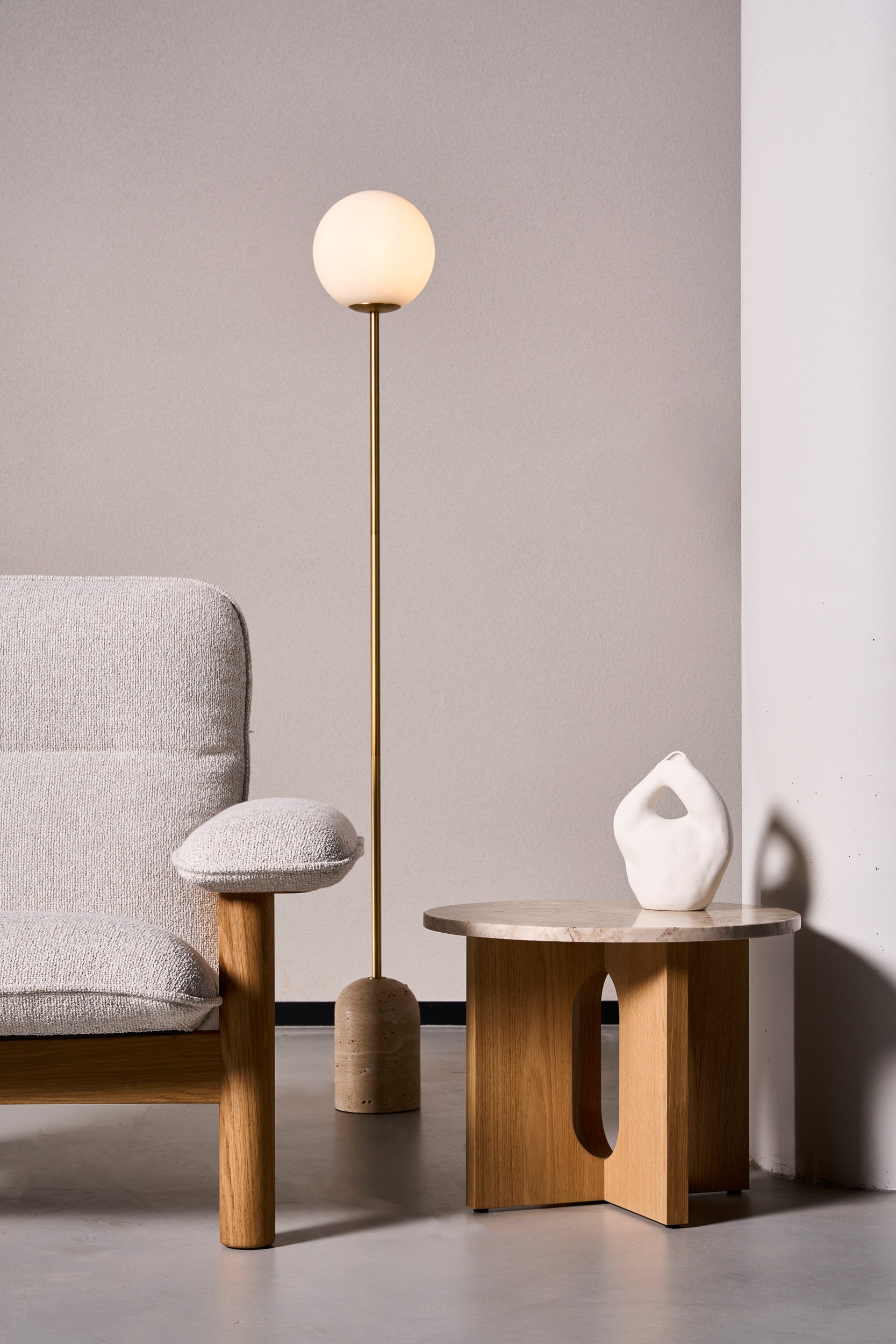 Sorrento Floor Lamp - Frost - Floor Stock
