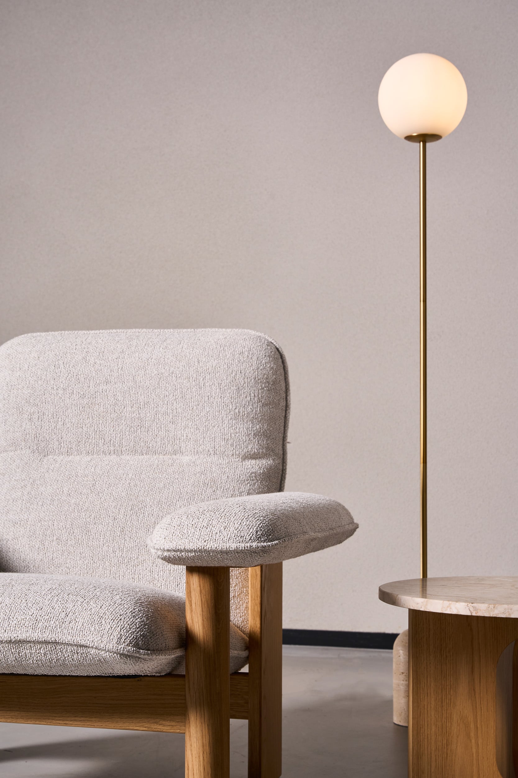 Sorrento Floor Lamp - Frost - Floor Stock