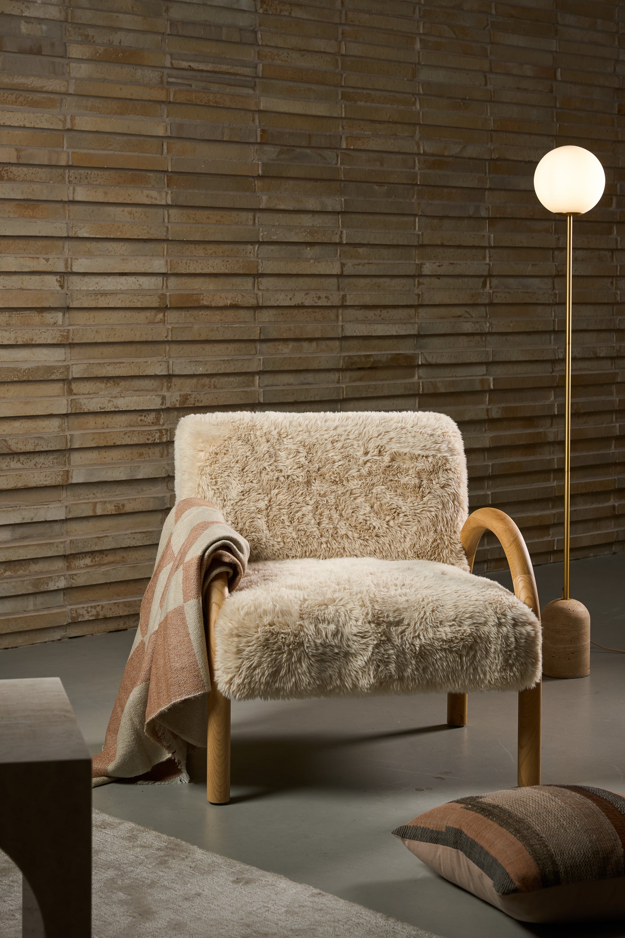 Sorrento Floor Lamp - Frost - Floor Stock