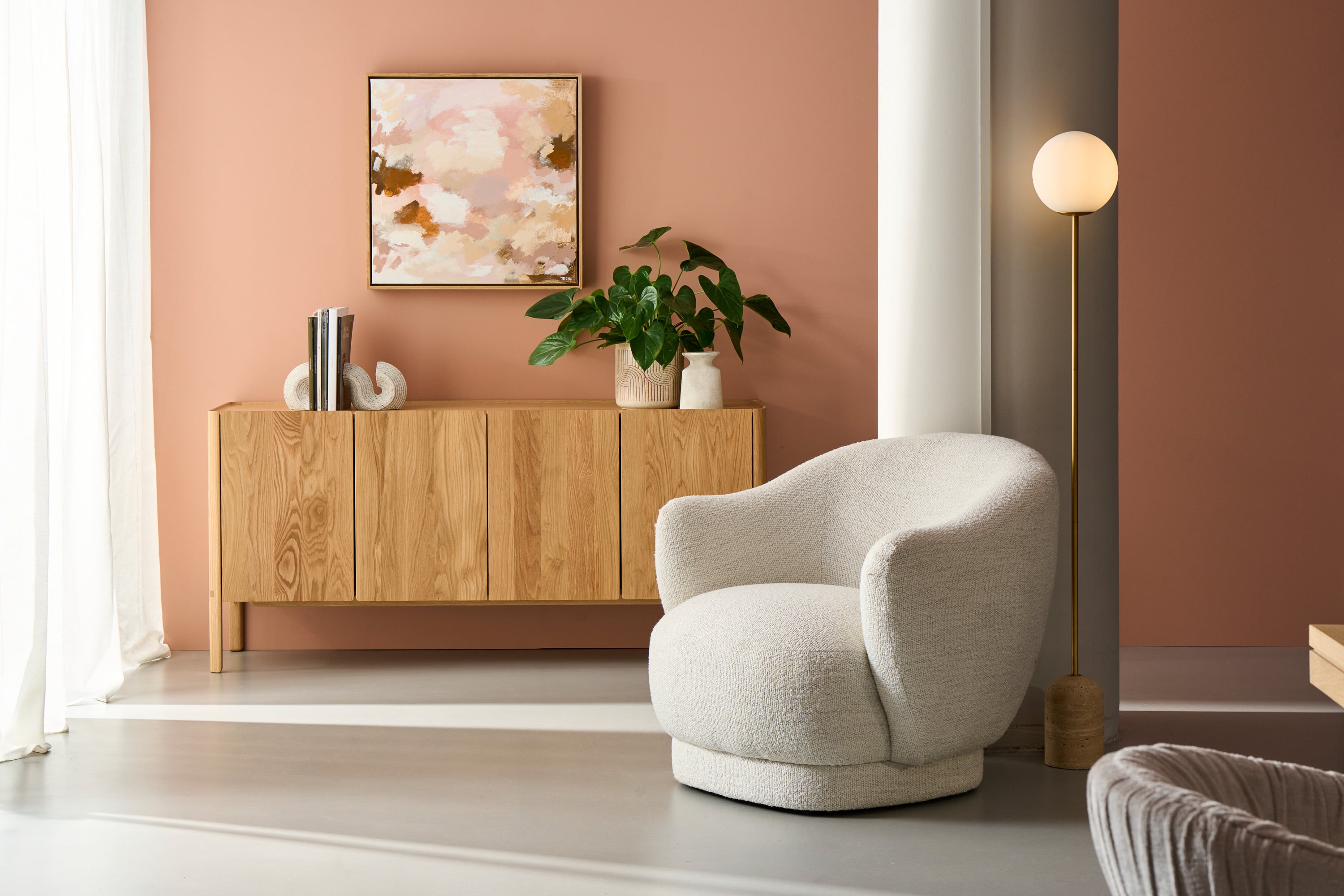 Sorrento Floor Lamp - Frost - Floor Stock
