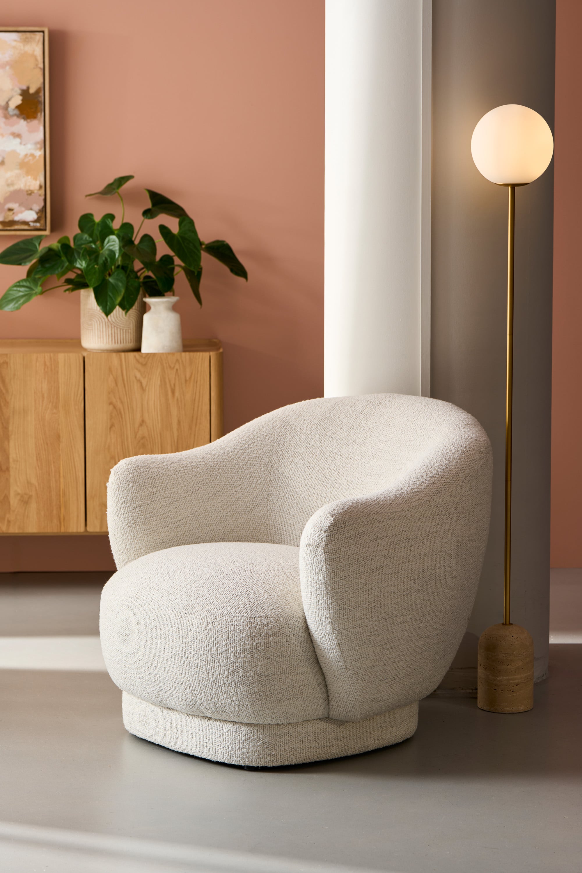 Sorrento Floor Lamp - Frost - Floor Stock