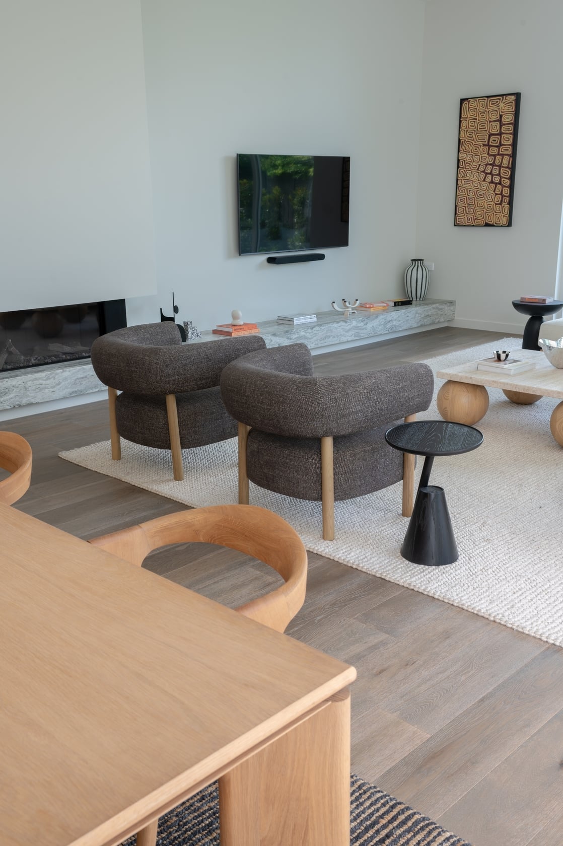 Walton Lounge Chair - American Ash - Espresso - Floor Stock