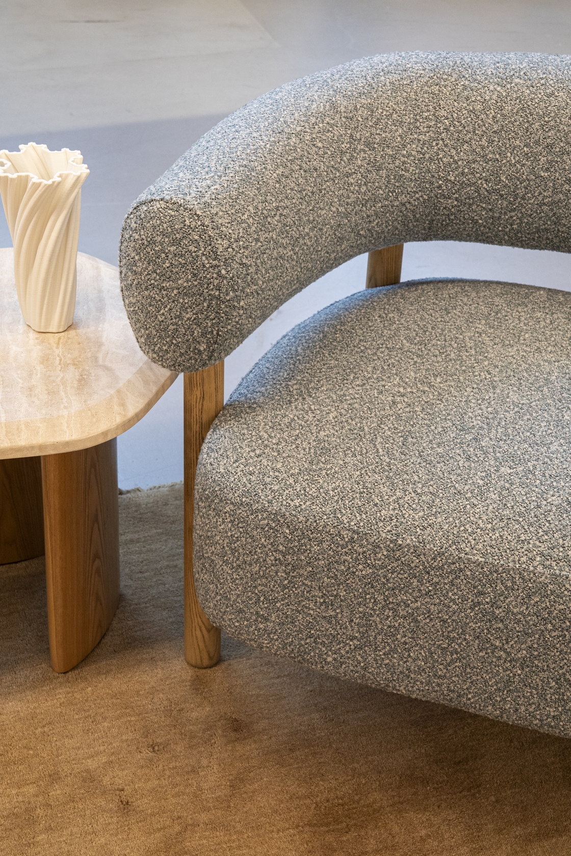 Walton Lounge Chair - American Ash - Espresso - Floor Stock