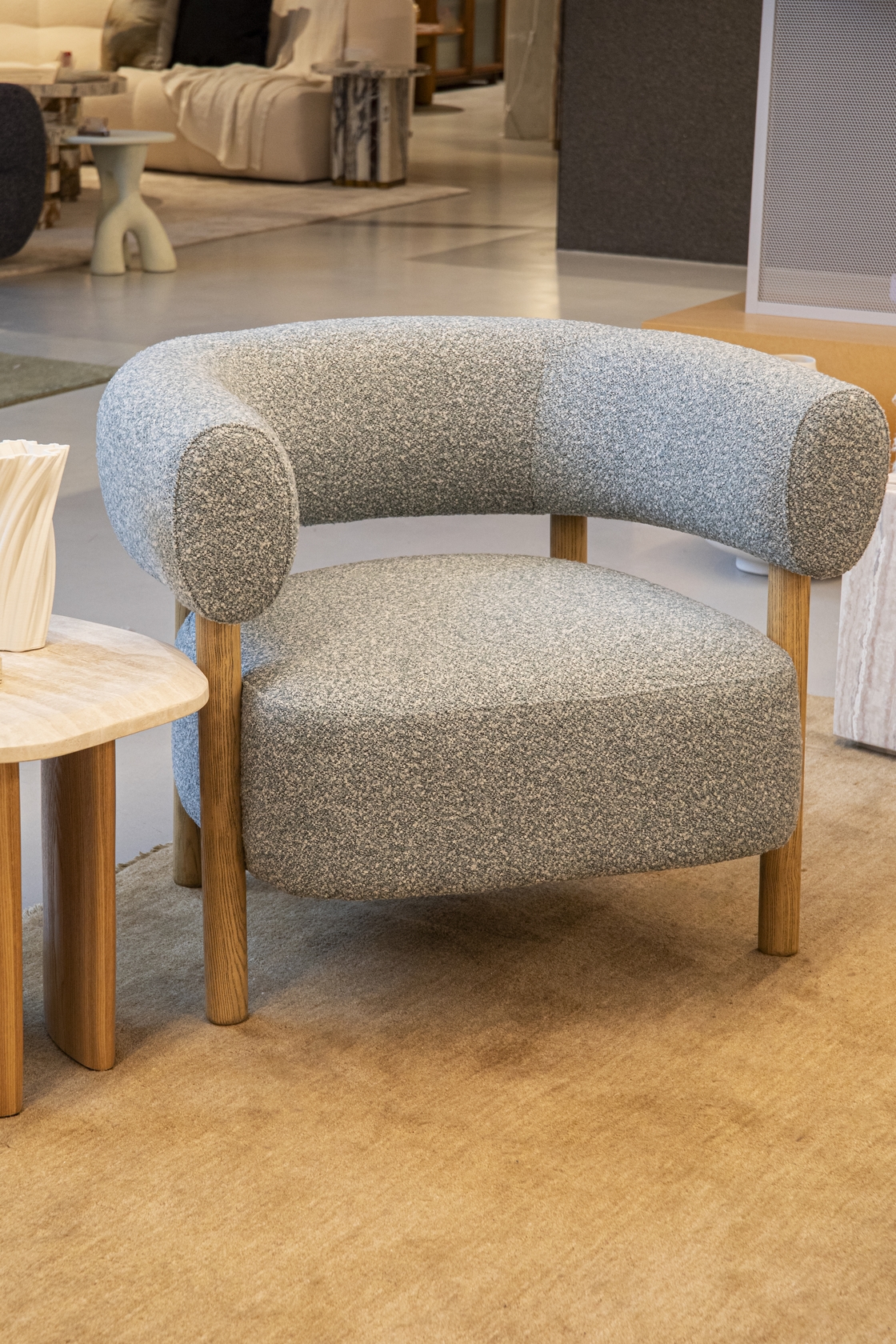 Walton Lounge Chair - American Ash - Espresso - Floor Stock