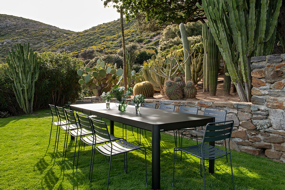 Fermob Ribambelle Table with Extension - 1490 - 2990mm - Clay Grey - Floor Stock